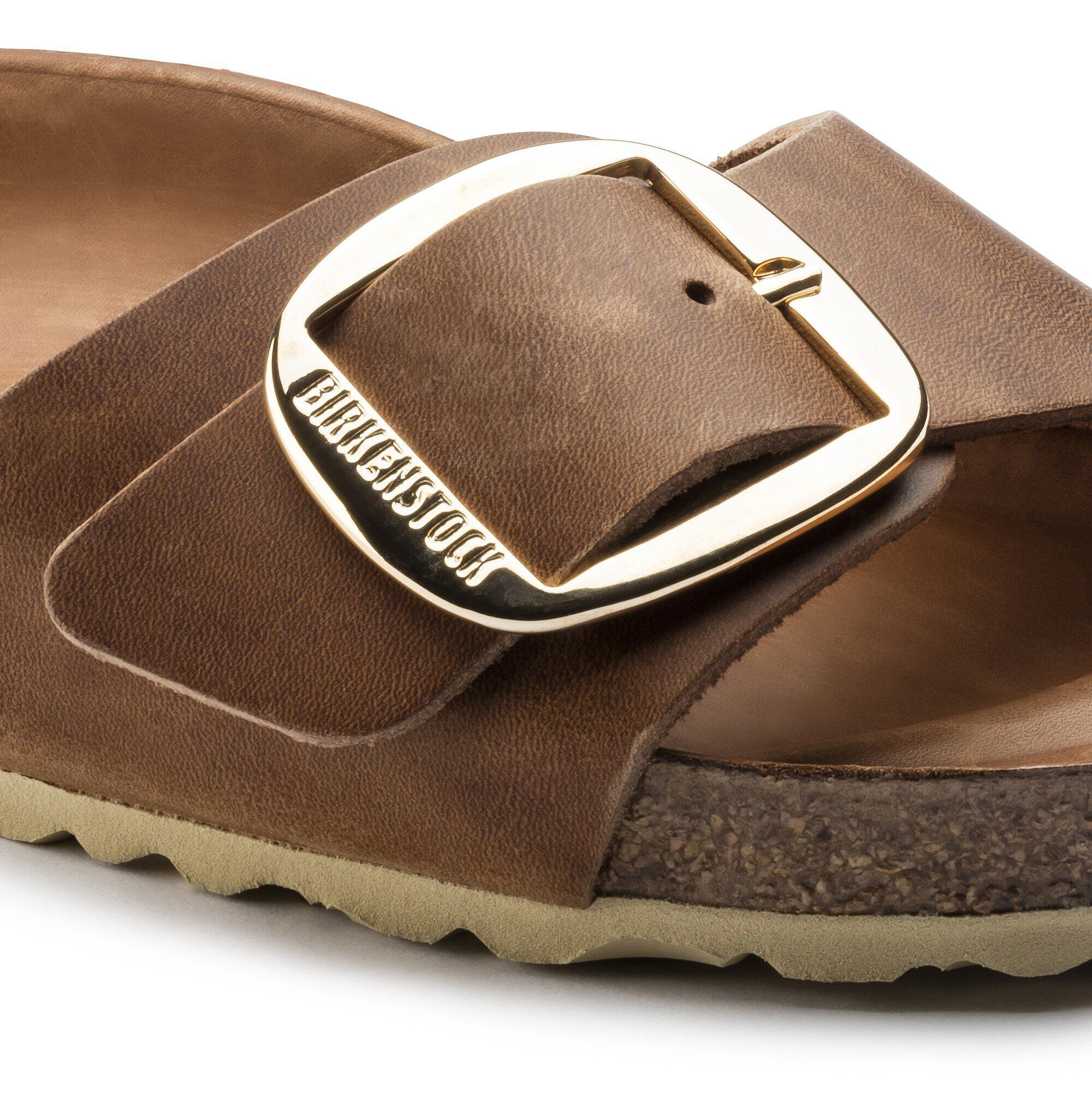 Madrid Big Buckle Natural Leather Oiled - Image 8