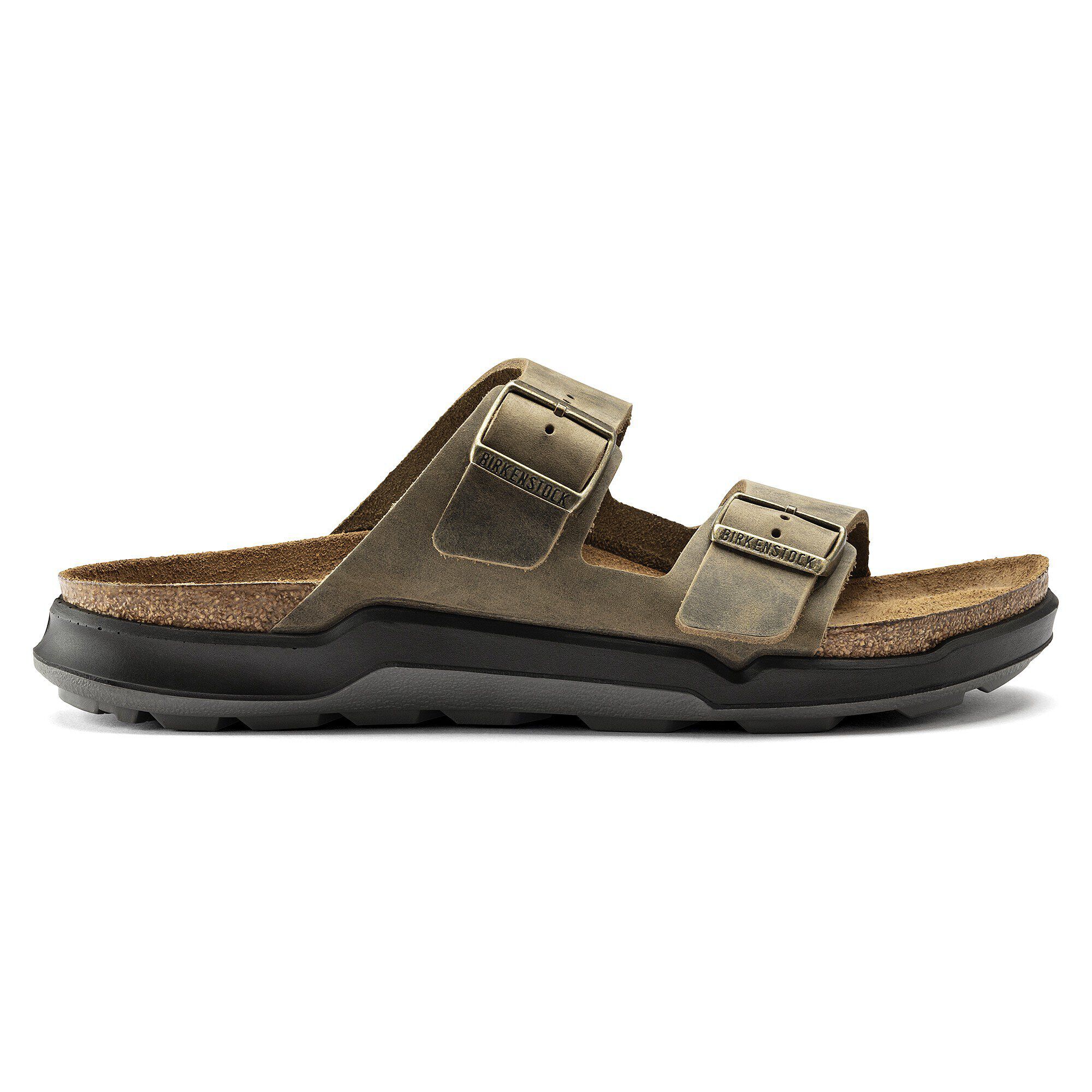 Arizona Crosstown Men Oiled Leather Faded Khaki - Image 3