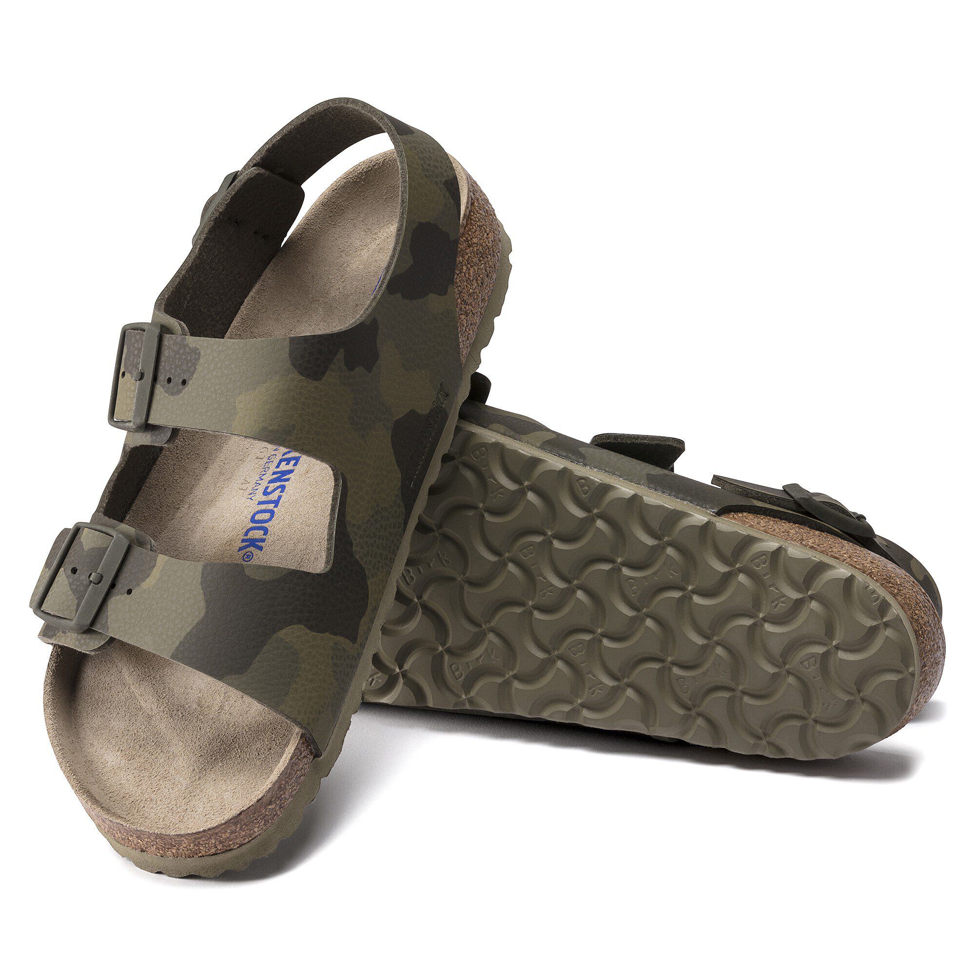 Milano Soft Footbed Birko-Flor Desert Soil Camo Green - Image 8