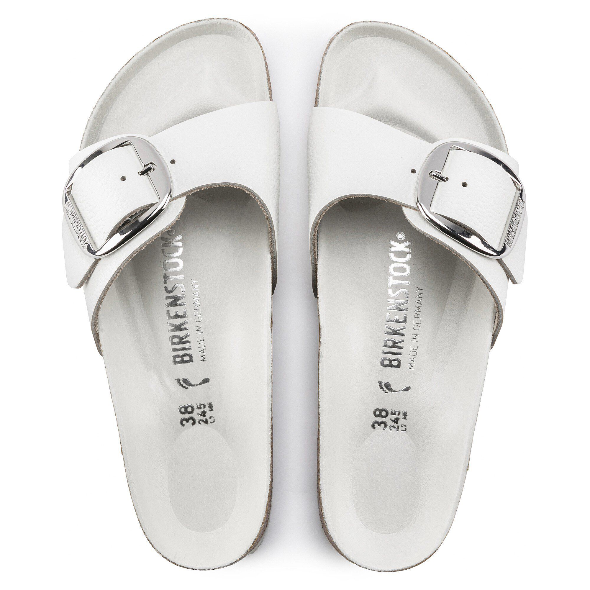 Alternative view of Madrid Big Buckle Natural Leather