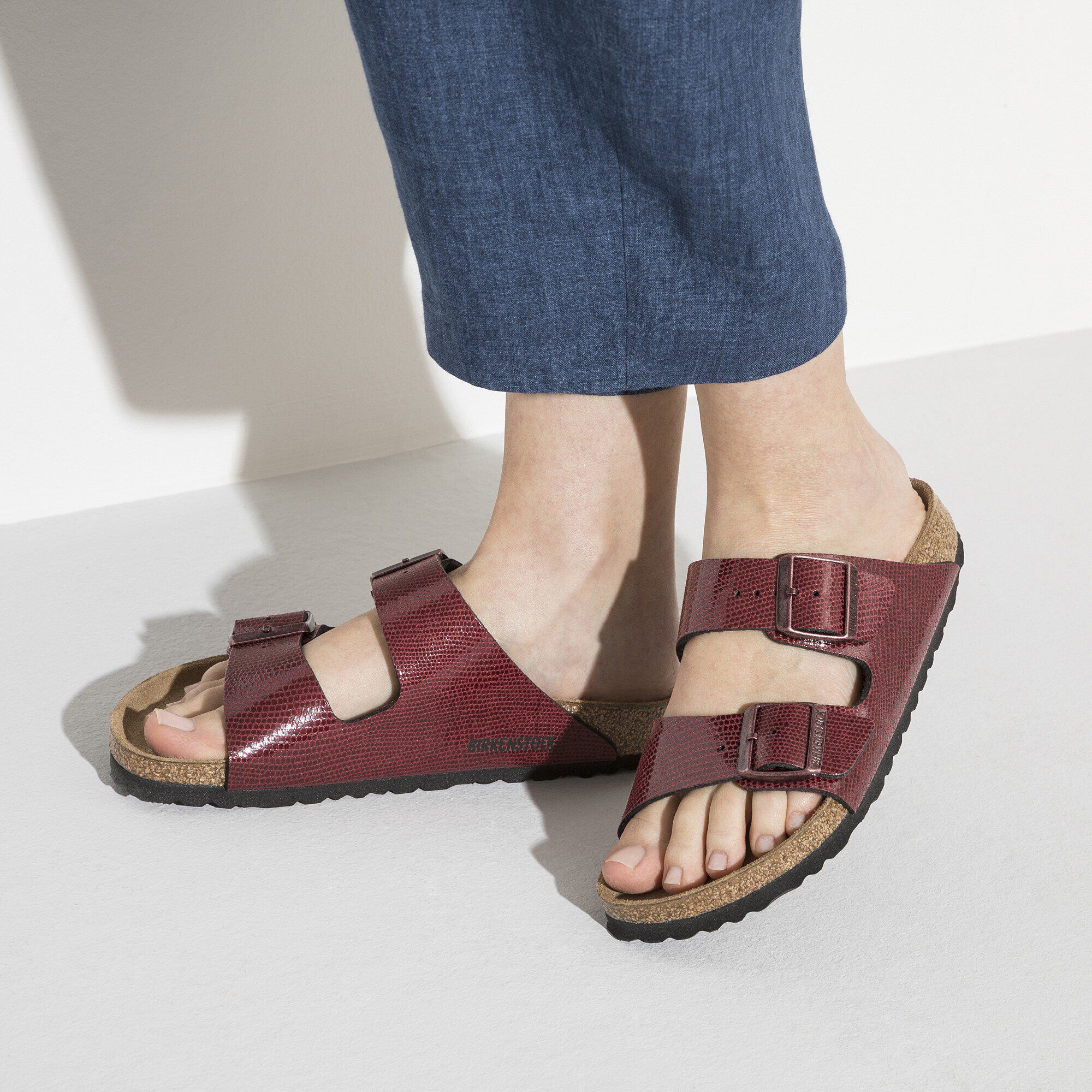 Arizona Birko-Flor Magical Metallic Maroon - Image 7