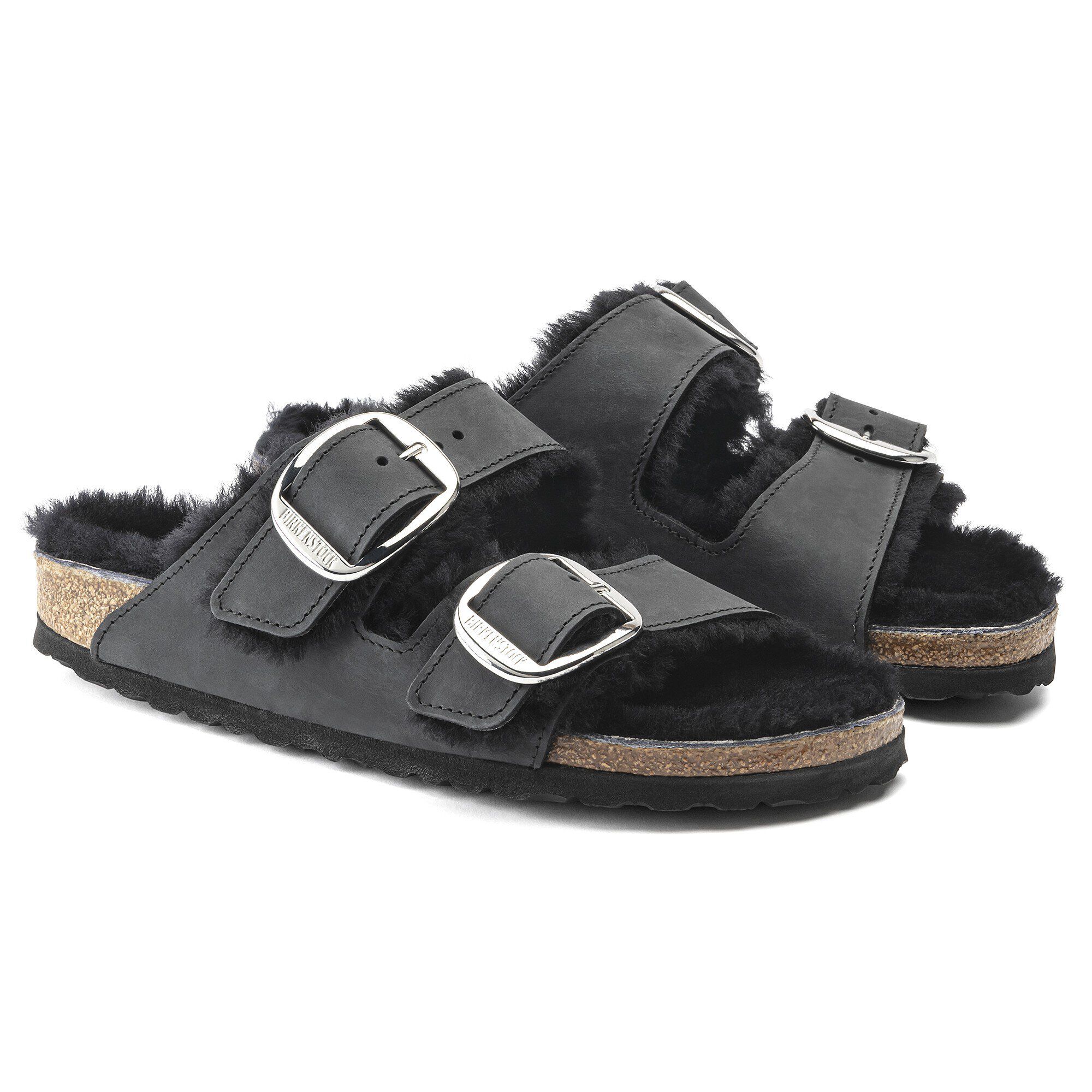 Arizona Big Buckle Shearling Natural Leather Oiled - Image 8