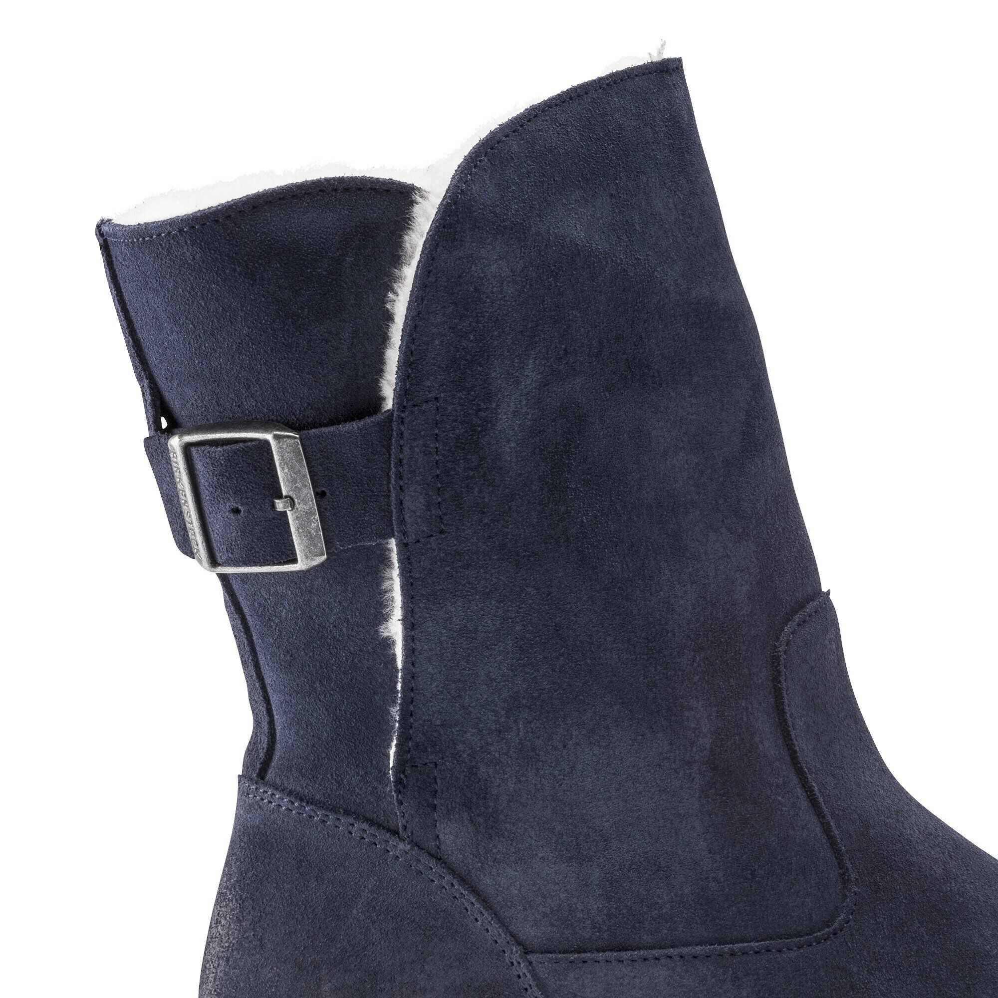 Uppsala Shearling Suede Leather Navy - Image 6