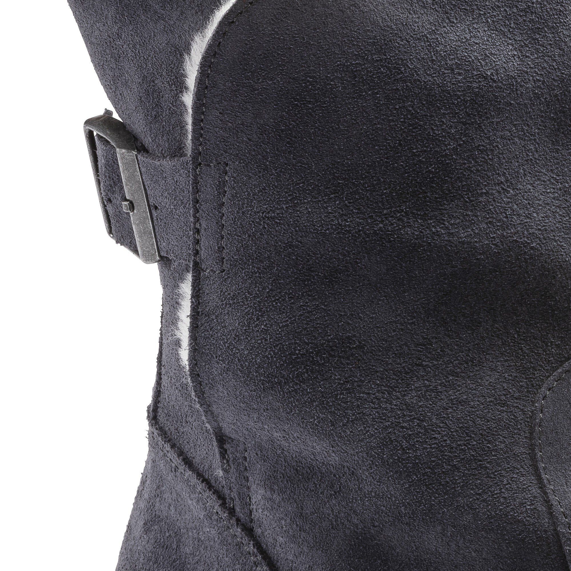 Uppsala Shearling Suede Leather Graphite - Image 8