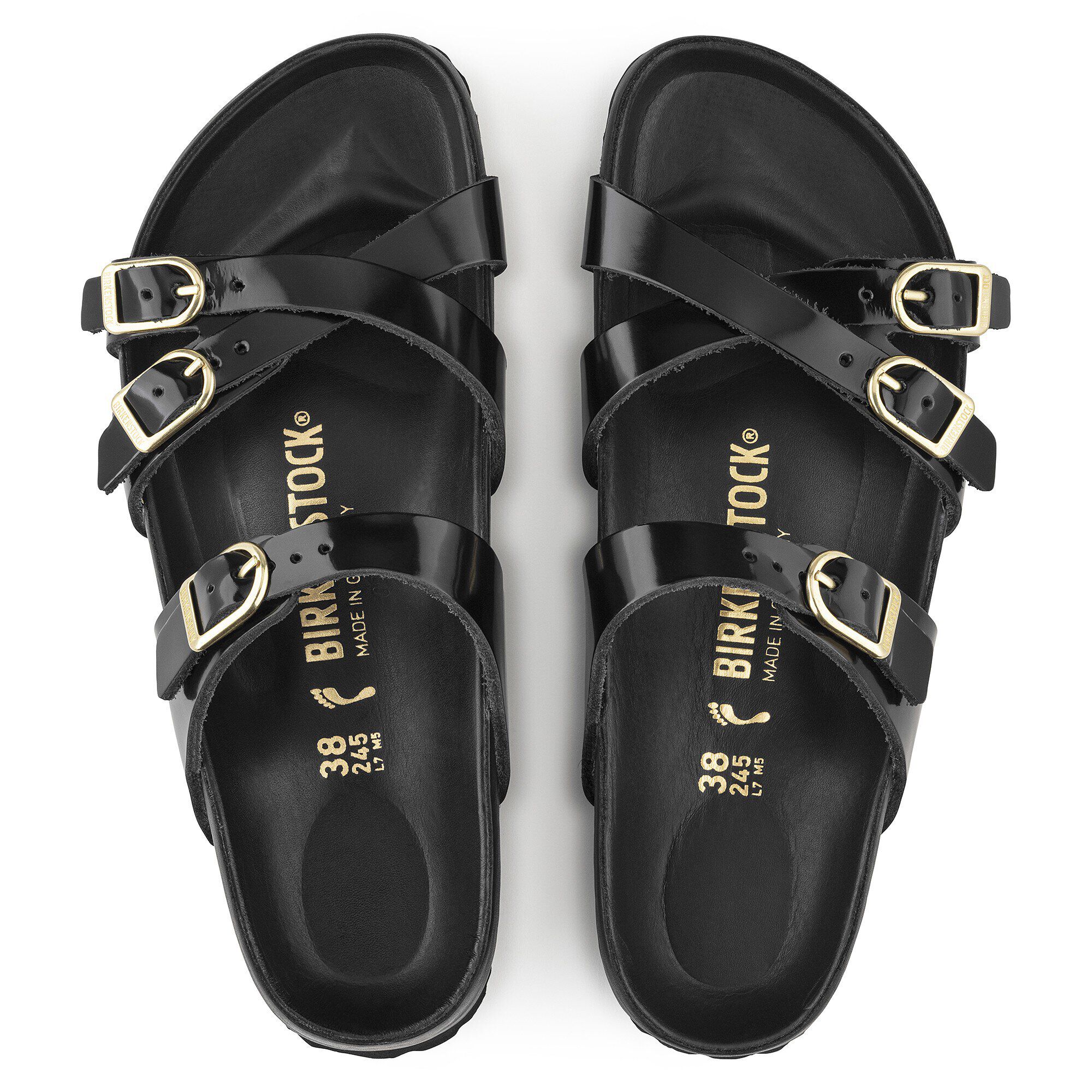 Alternative view of Franca Natural Leather Patent High Shine Black