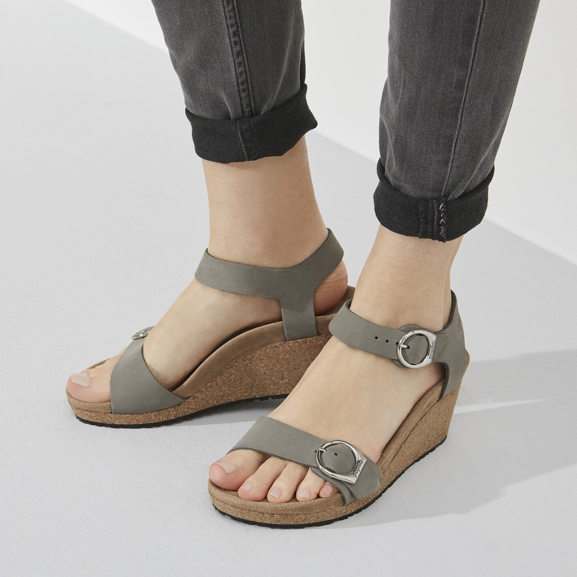 Soley Nubuck Leather Dove Gray - Image 5
