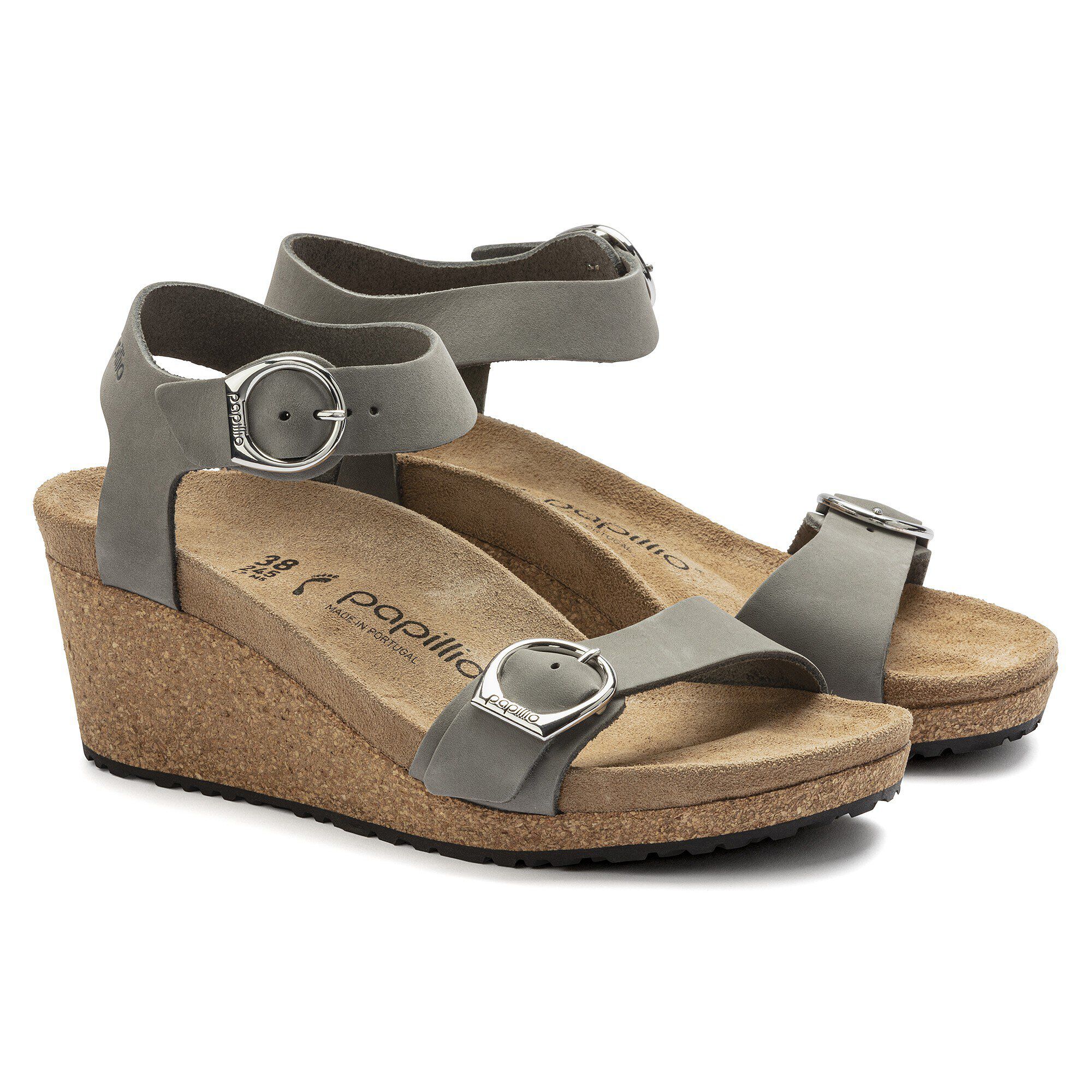 Soley Nubuck Leather Dove Gray - Image 8