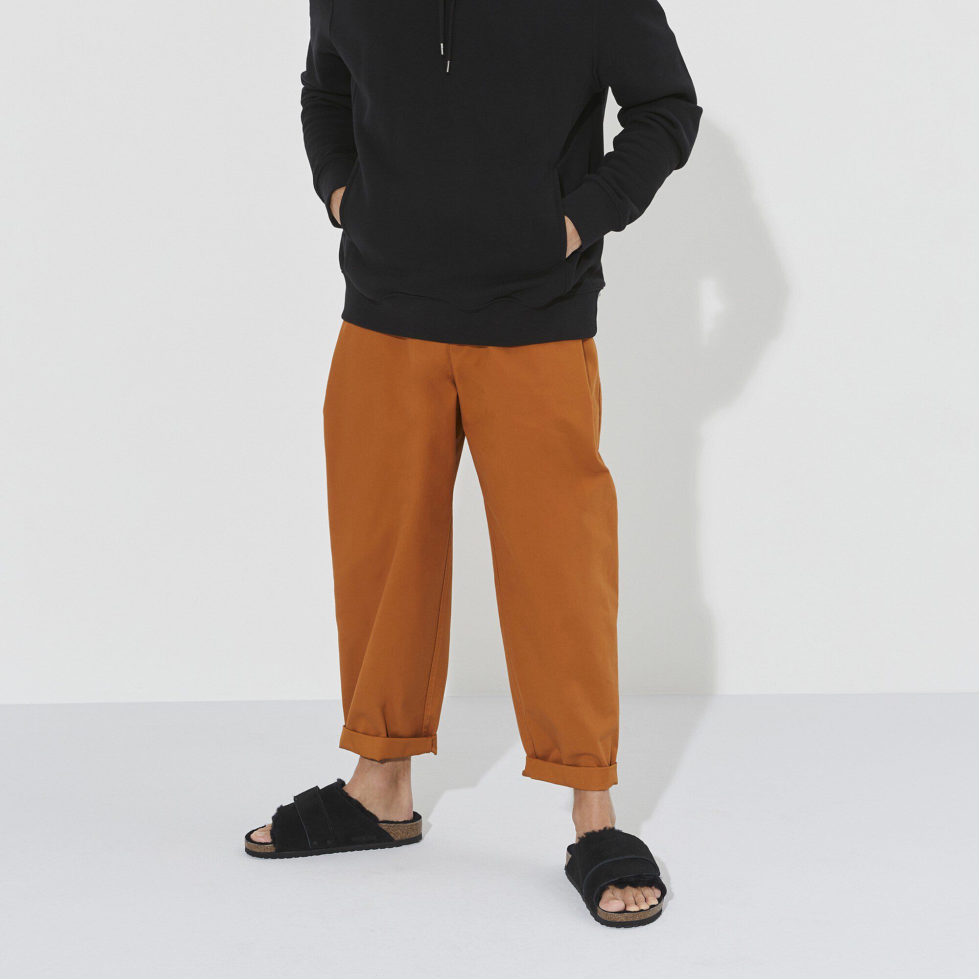 Kyoto Shearling Suede Leather-Shearling Black - Image 6