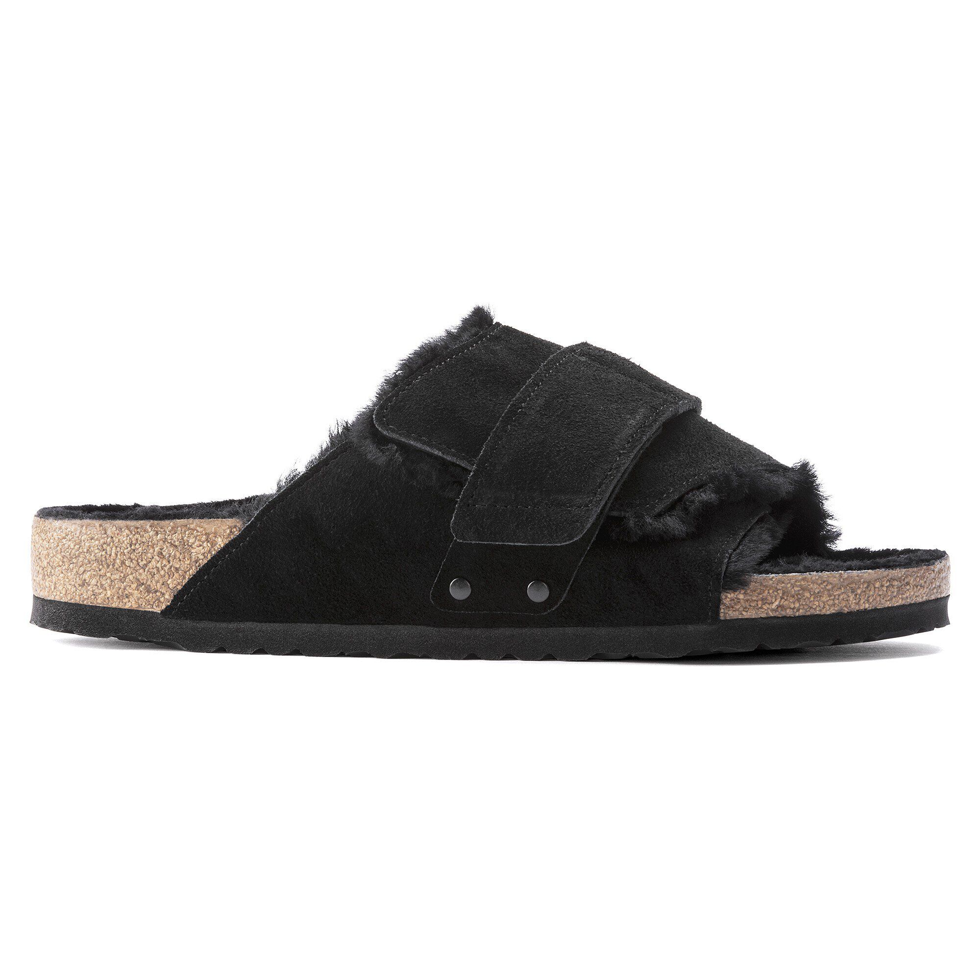 Kyoto Shearling Suede Leather-Shearling Black - Image 3