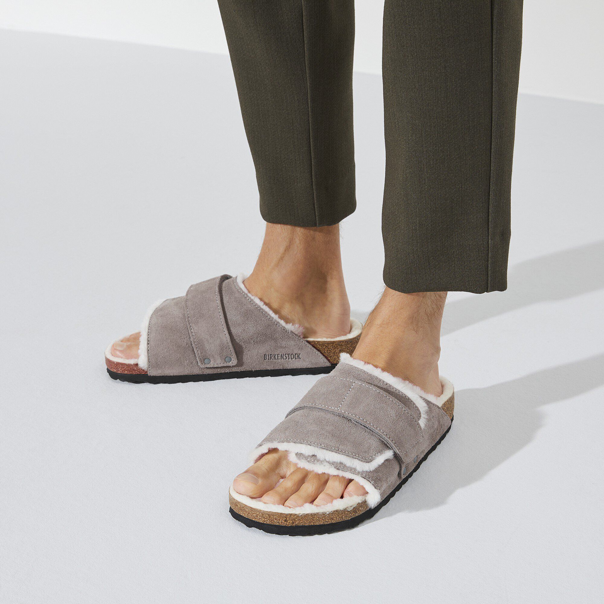 Kyoto Shearling Suede Leather-Shearling Stone Coin - Image 6
