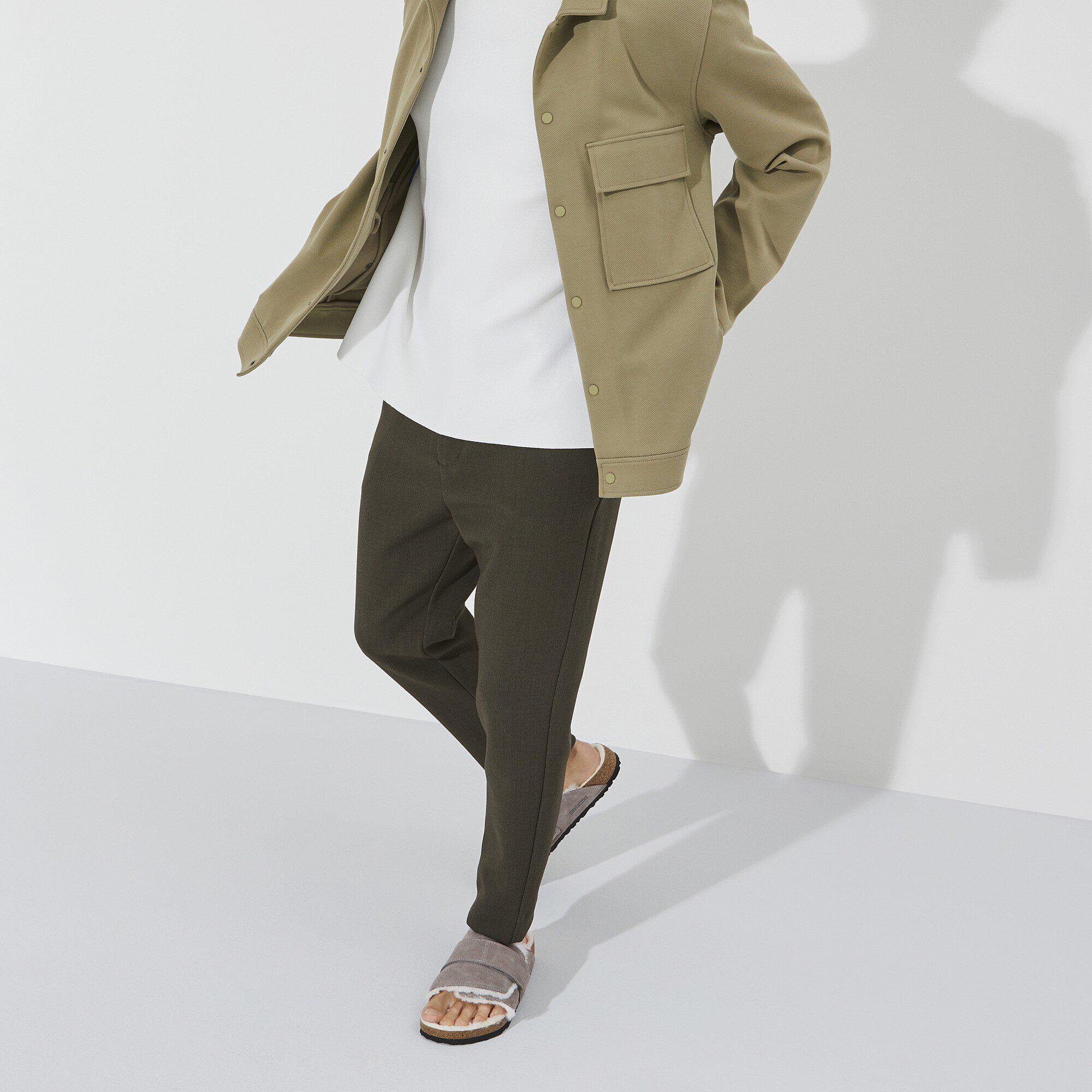Kyoto Shearling Suede Leather-Shearling Stone Coin - Image 8