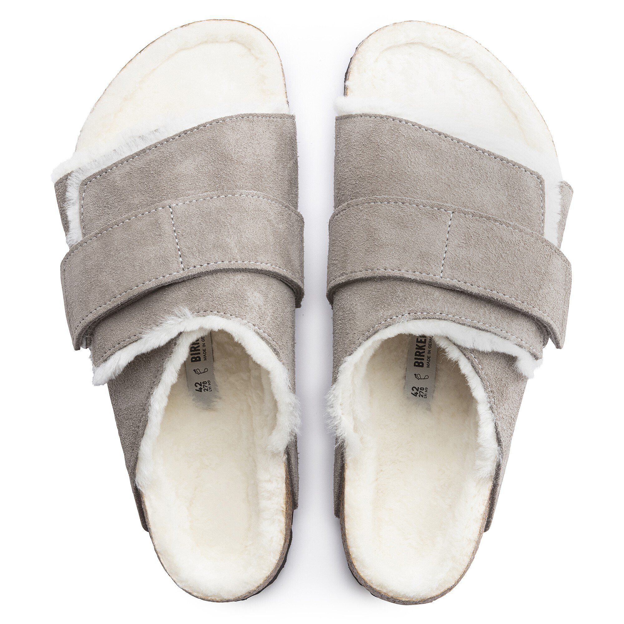 Alternative view of Kyoto Shearling Suede Leather-Shearling Stone Coin