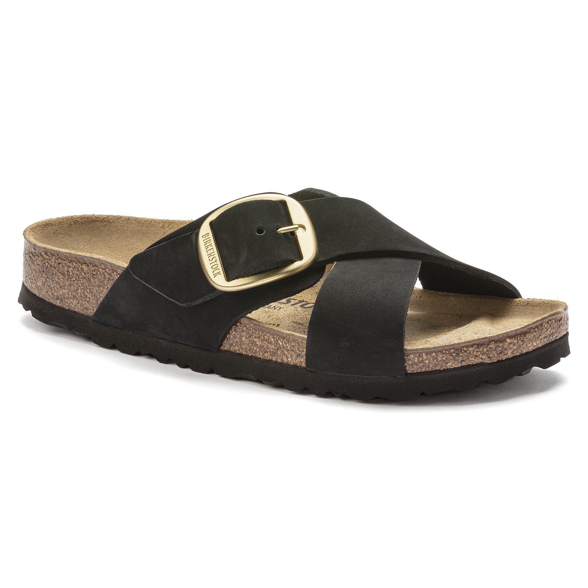 Siena Big Buckle Nubuk Leather