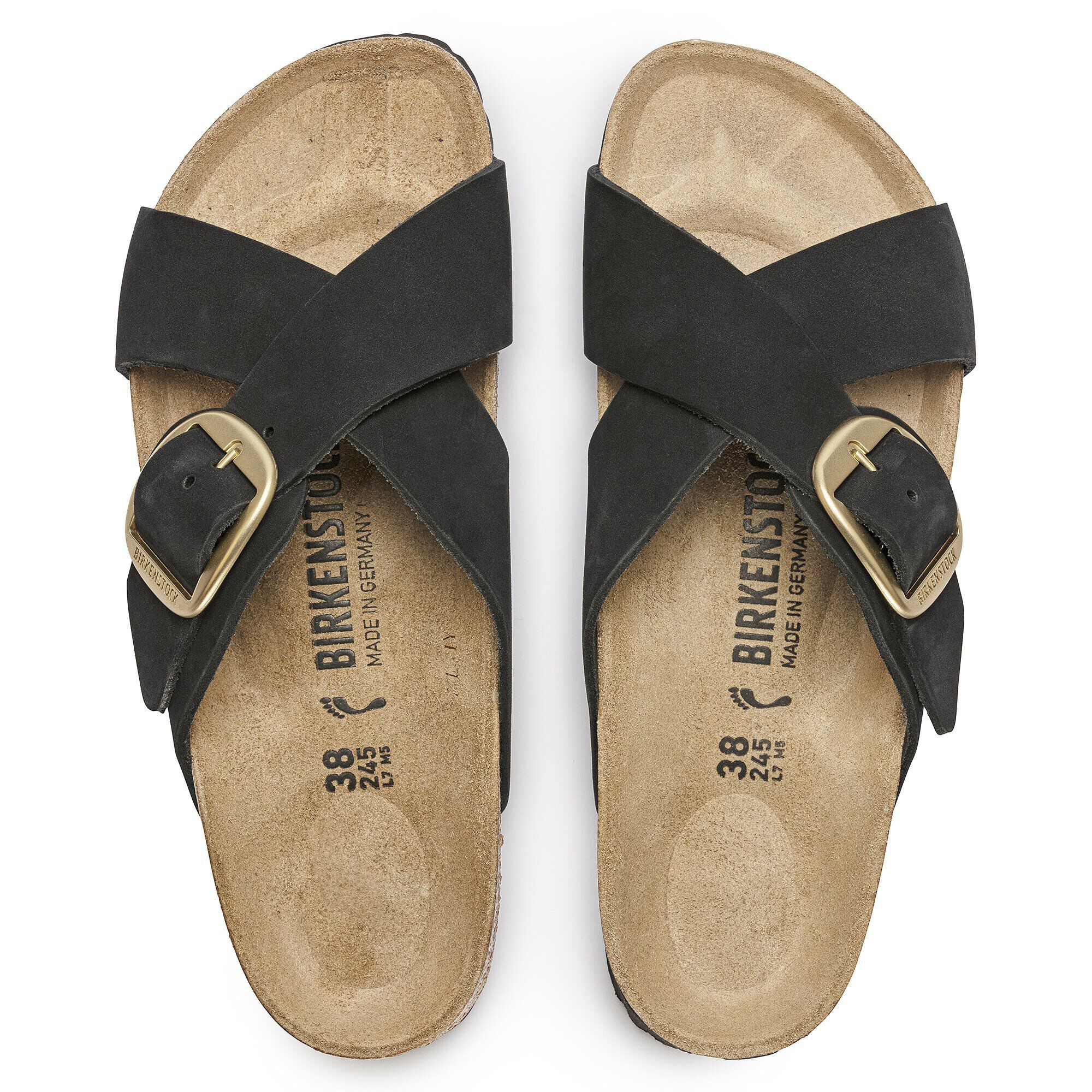 Alternative view of Siena Big Buckle Nubuk Leather