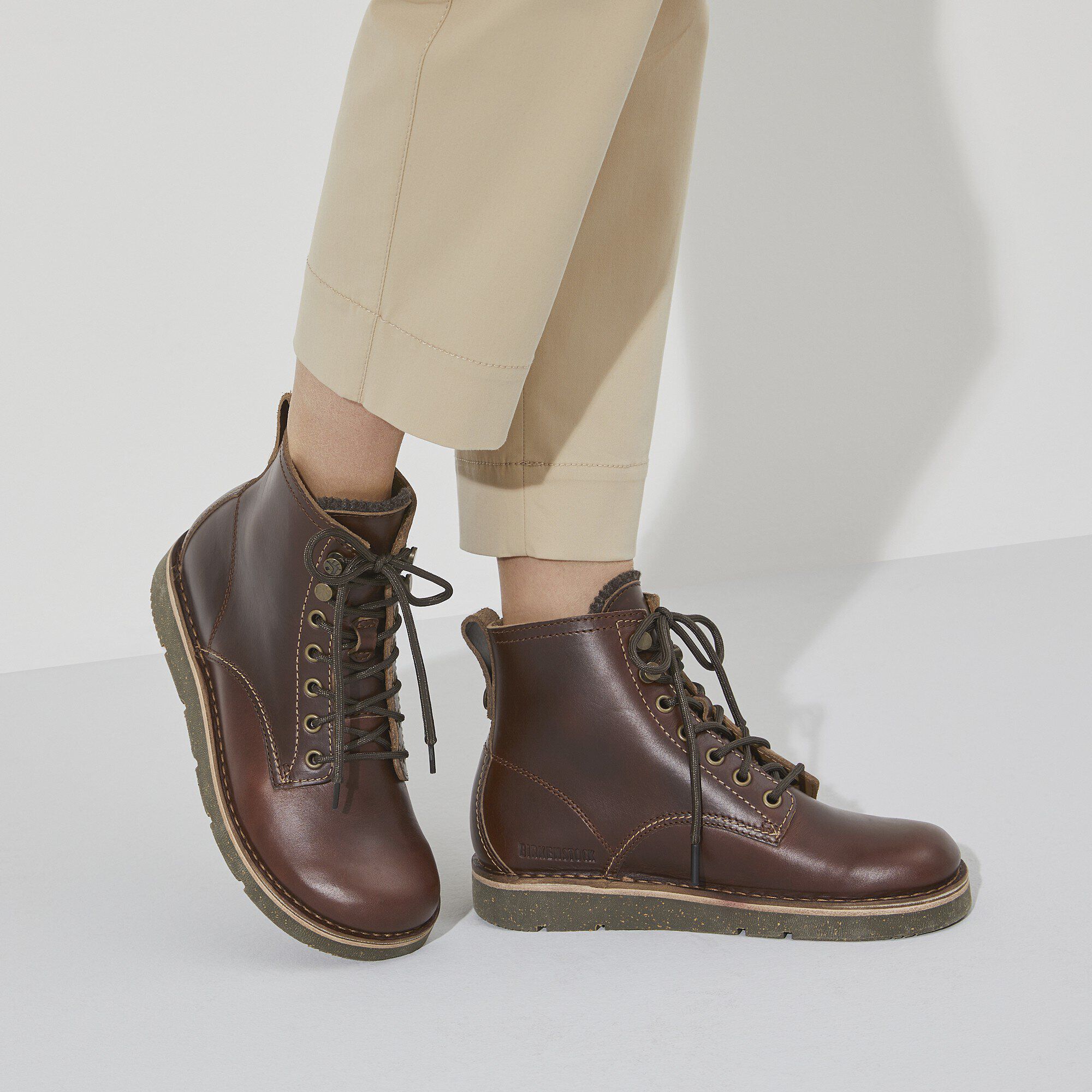 Birmingham Lace Women Natural Leather Oiled - Image 5