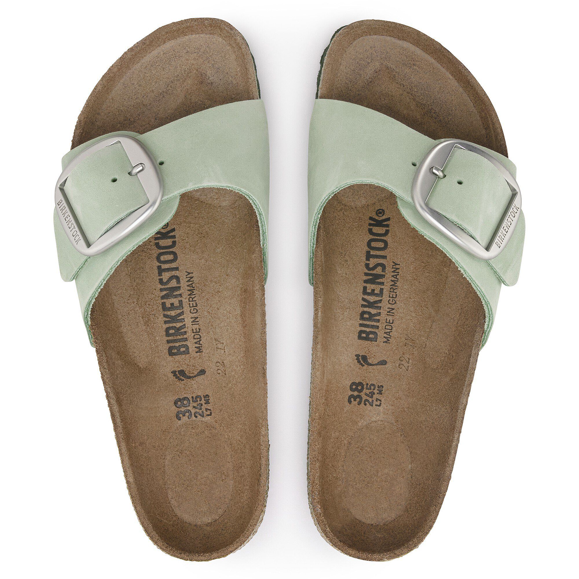 Alternative view of Madrid Big Buckle Nubuk Leather