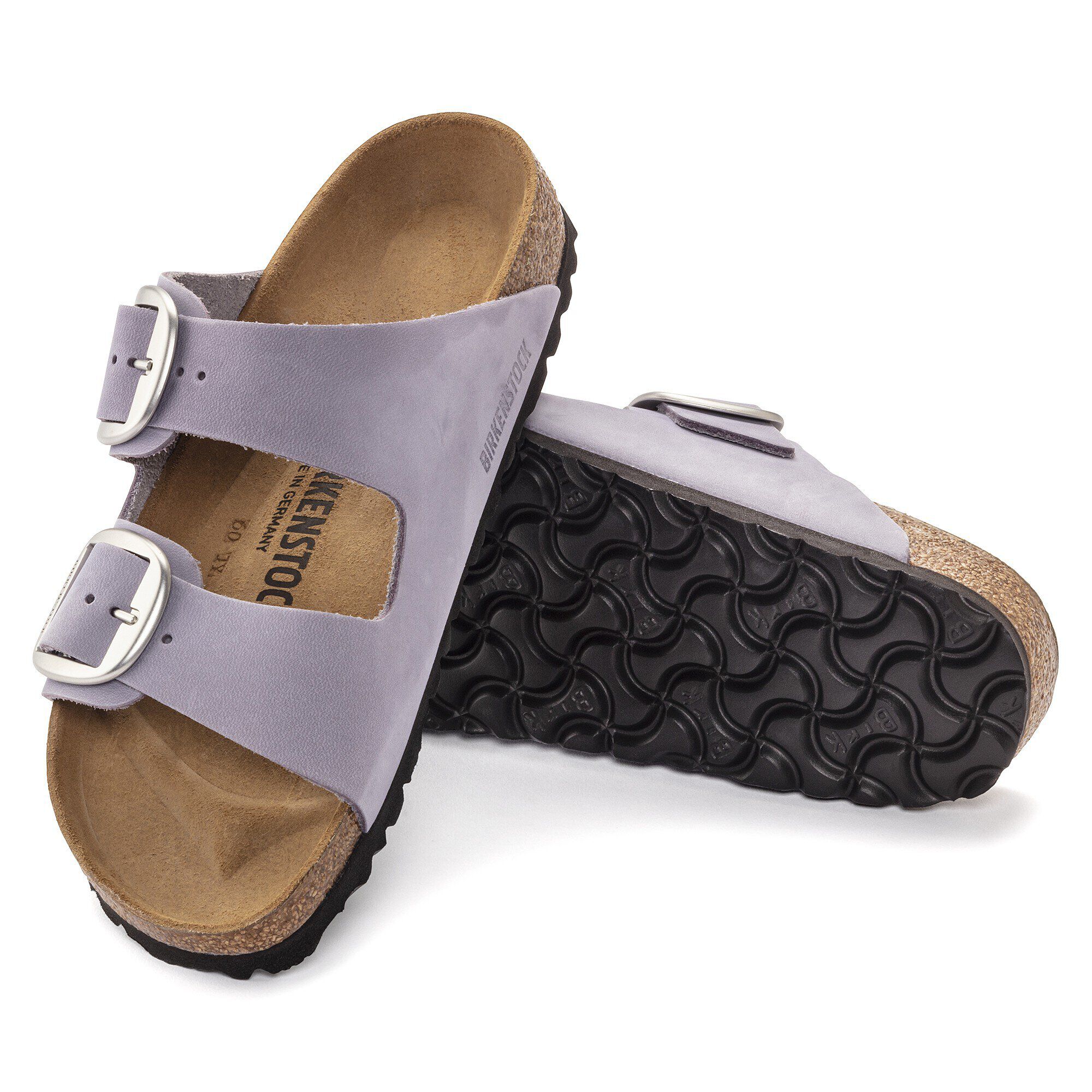 Arizona Big Buckle Nubuck Leather Purple Fog - Image 7