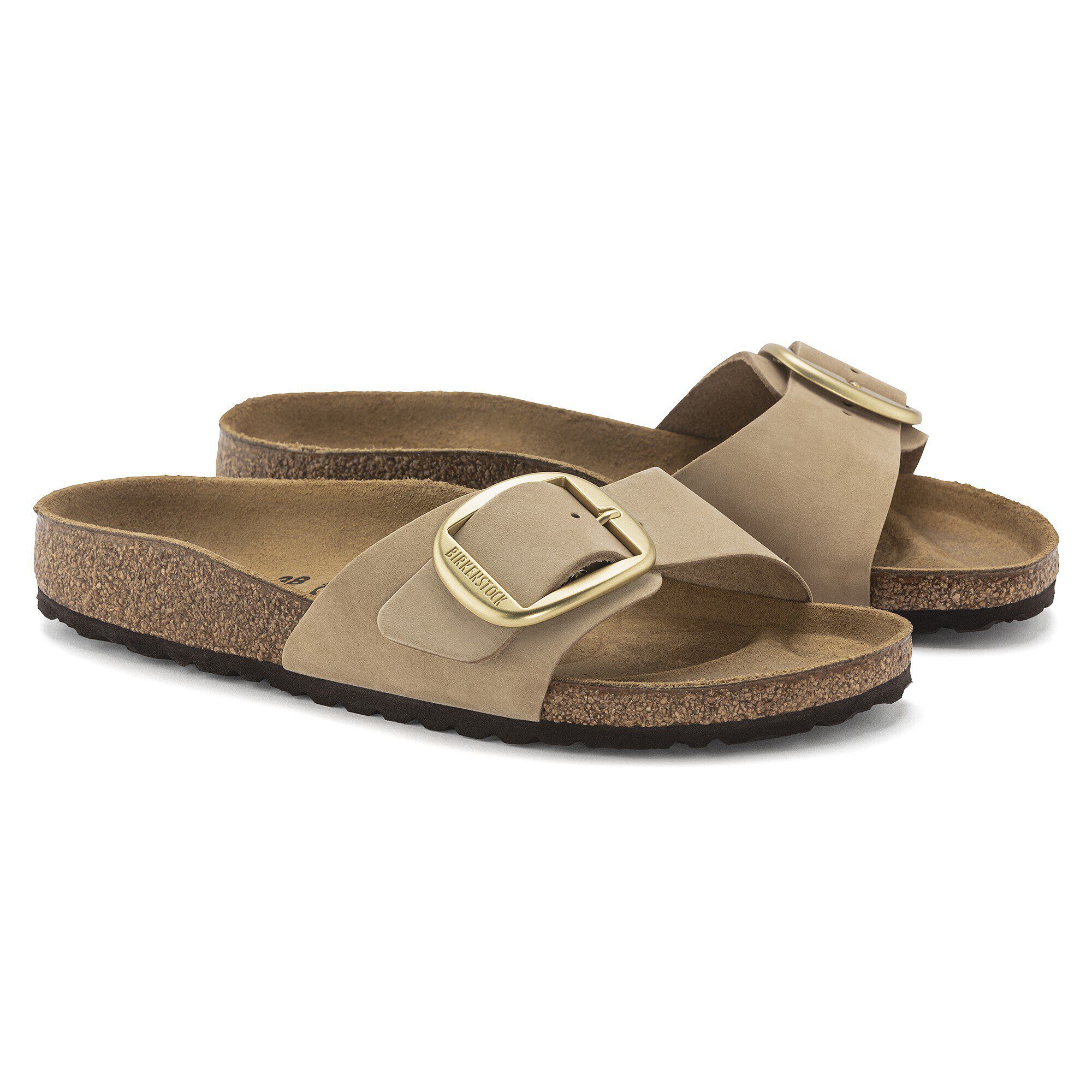 Madrid Big Buckle Natural Leather Nubuck - Image 4
