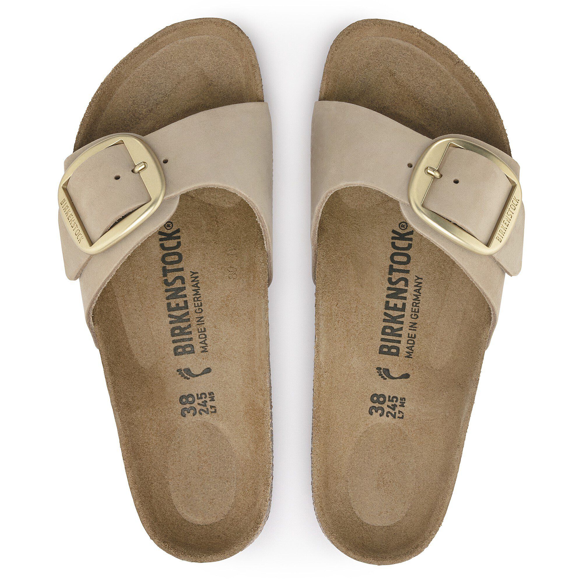 Alternative view of Madrid Big Buckle Natural Leather Nubuck