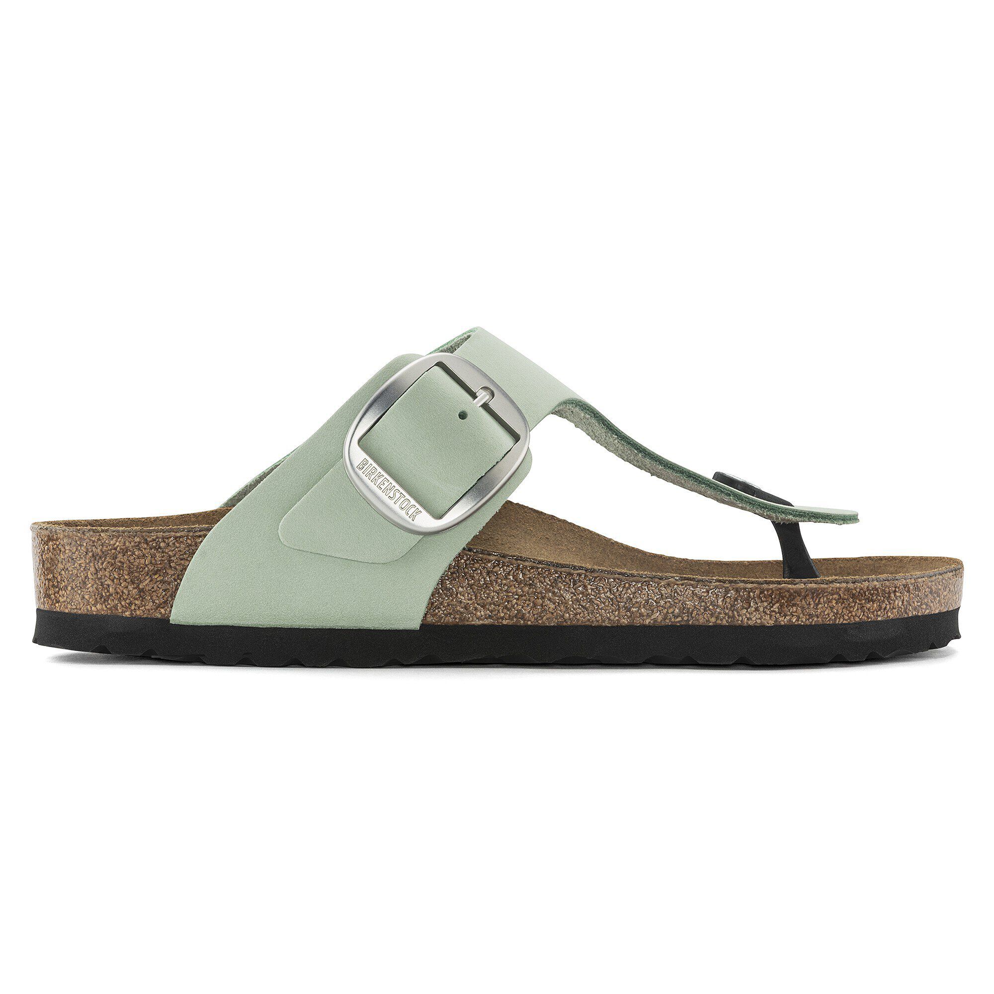 Gizeh Big Buckle Nubuck Leather Matcha - Image 3