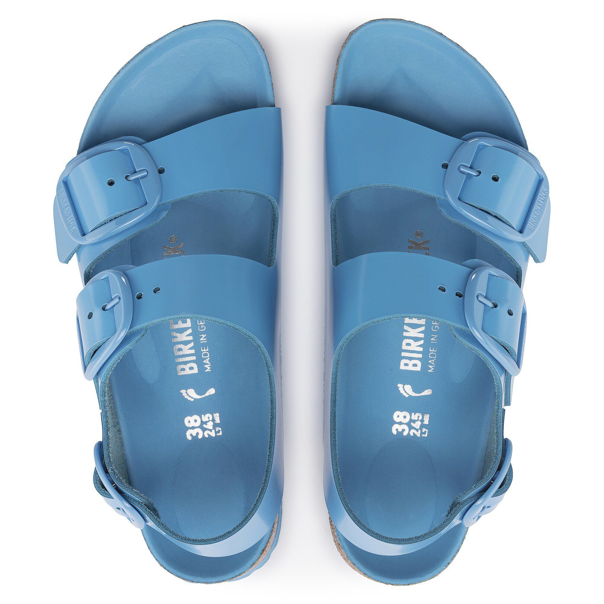 Alternative view of Milano Big Buckle Natural Leather Patent