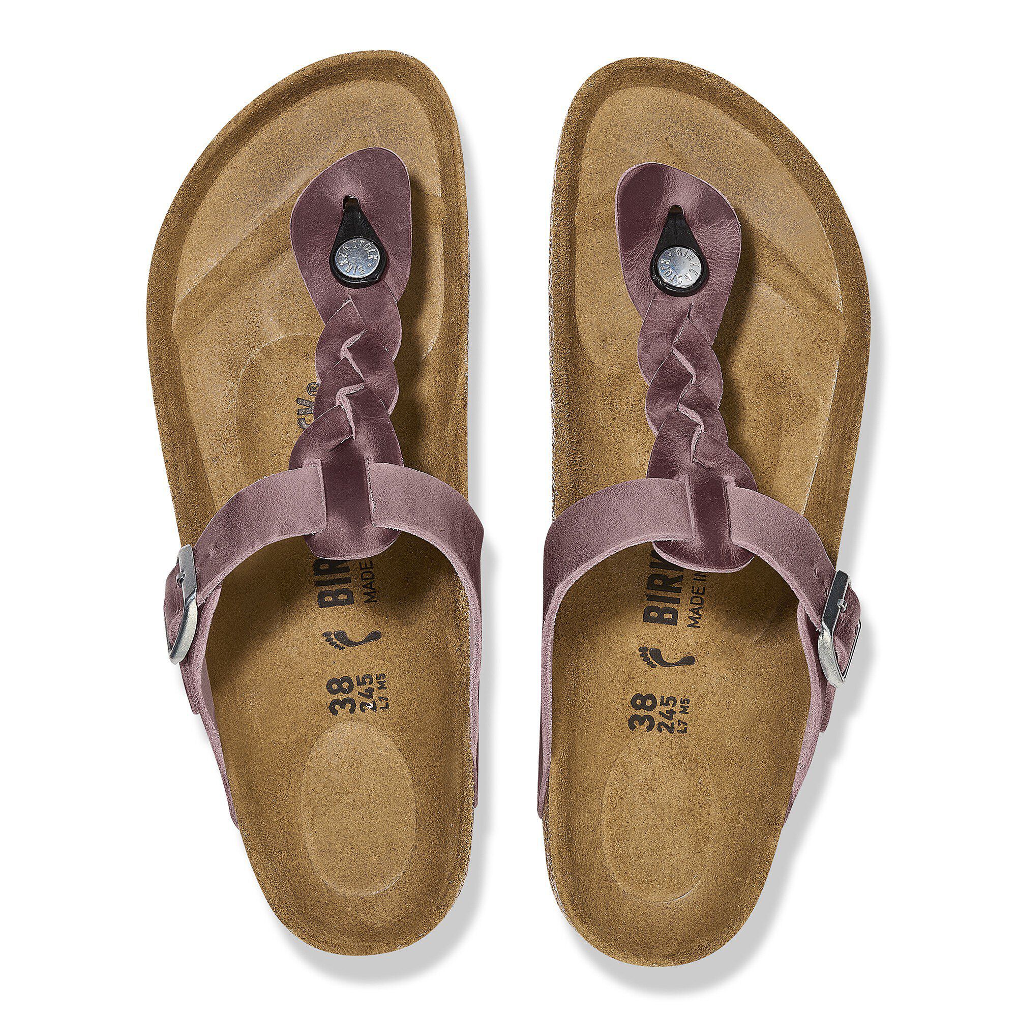 Alternative view of Gizeh Braided Natural Leather Oiled