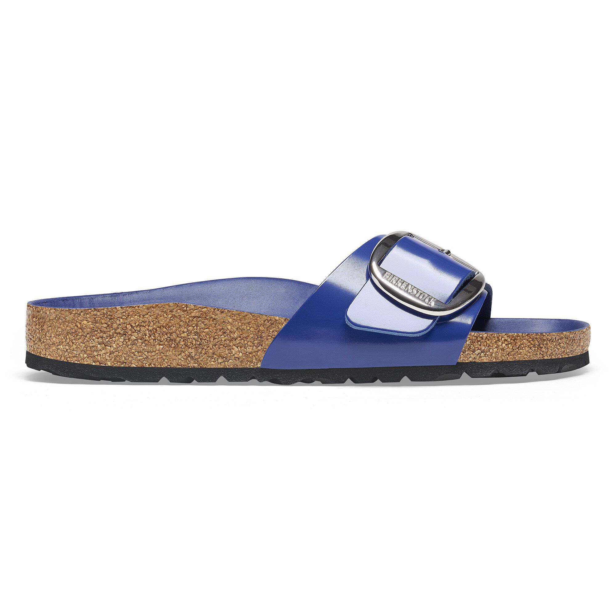 Madrid Big Buckle Natural Leather Patent - Image 3