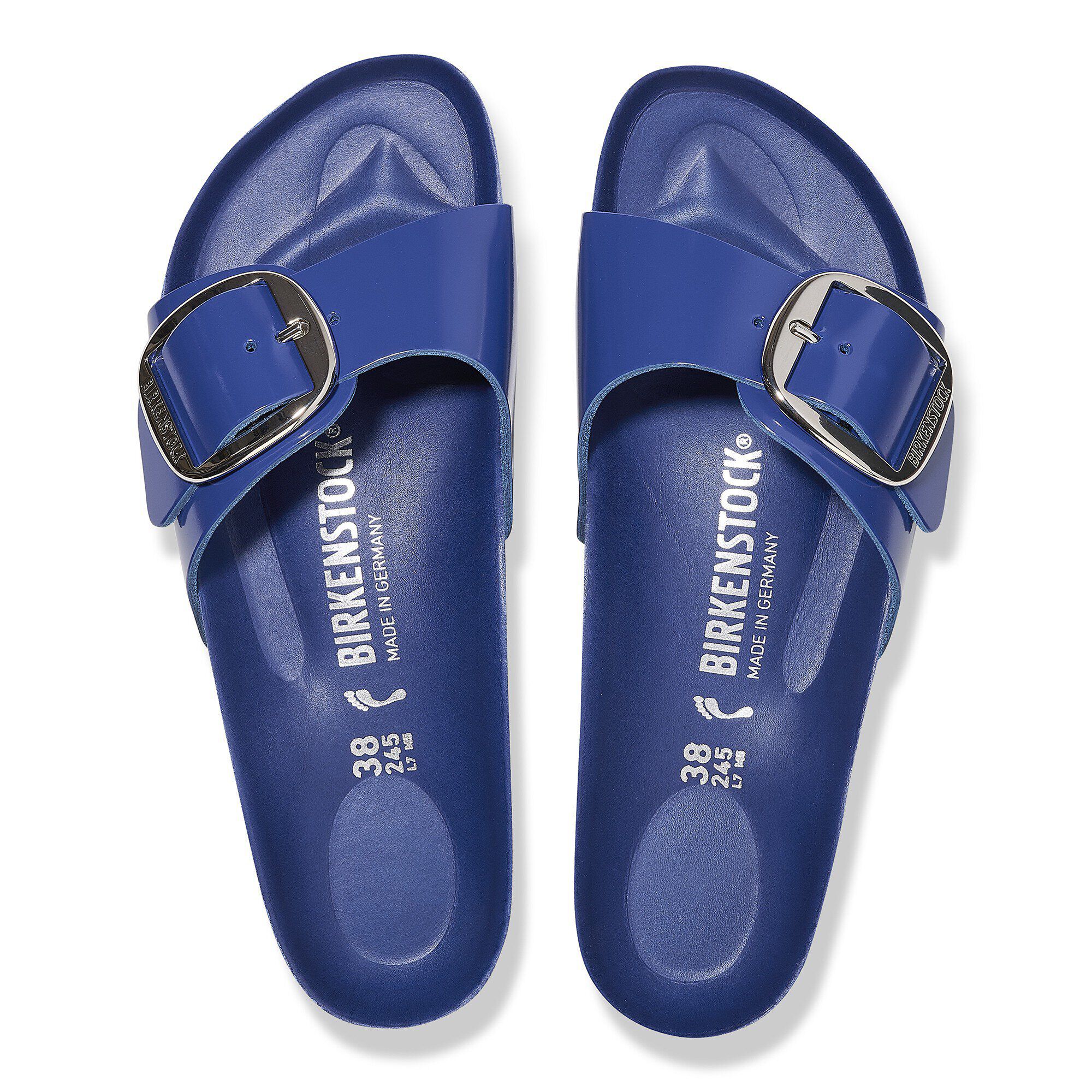 Alternative view of Madrid Big Buckle Natural Leather Patent