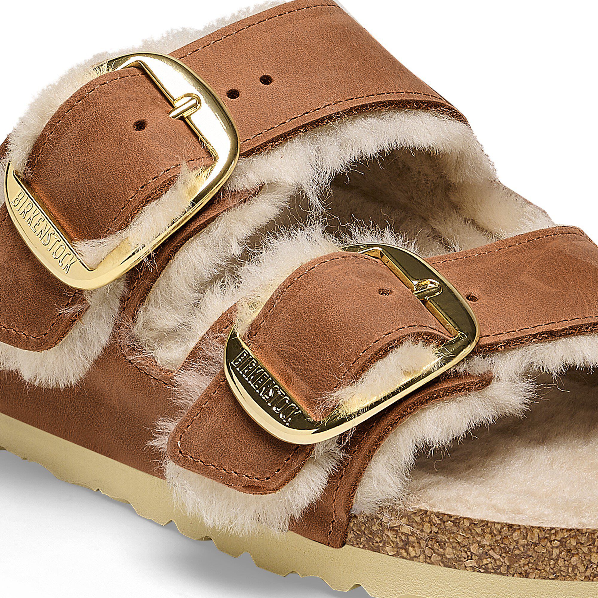 Arizona Big Buckle Shearling Natural Leather Oiled - Image 6