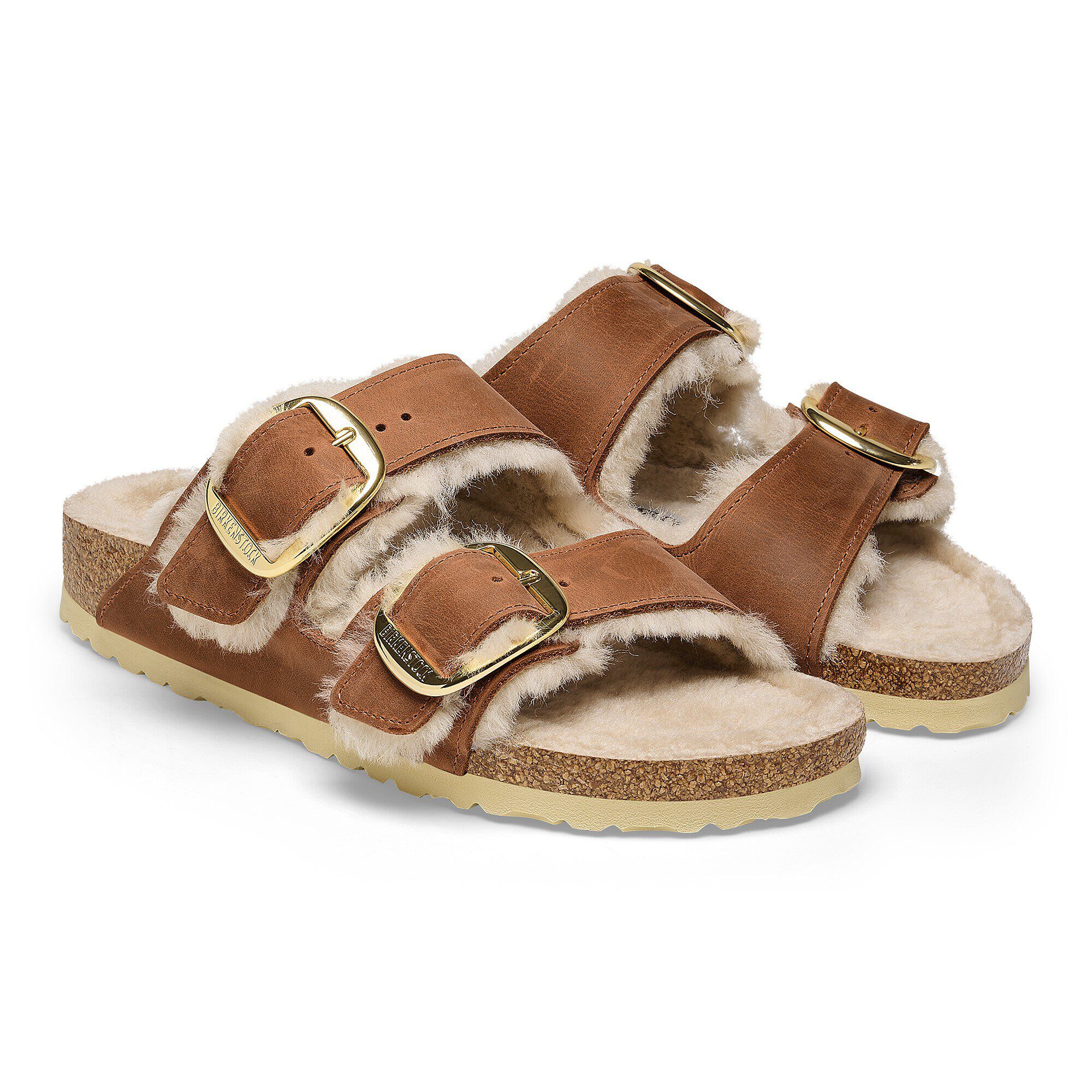 Arizona Big Buckle Shearling Natural Leather Oiled - Image 8