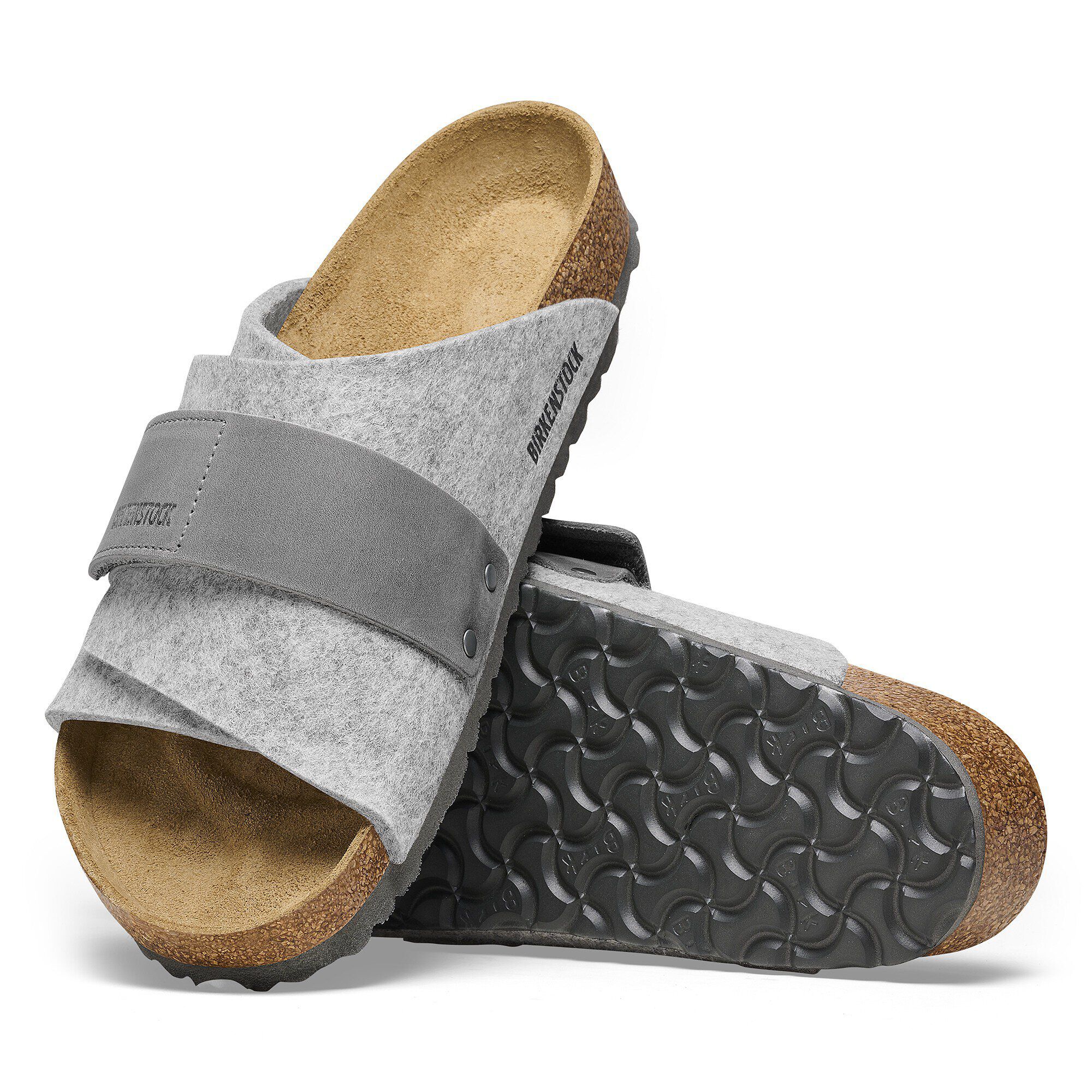 Kyoto Leather/Textile/Felt Light Gray - Image 8