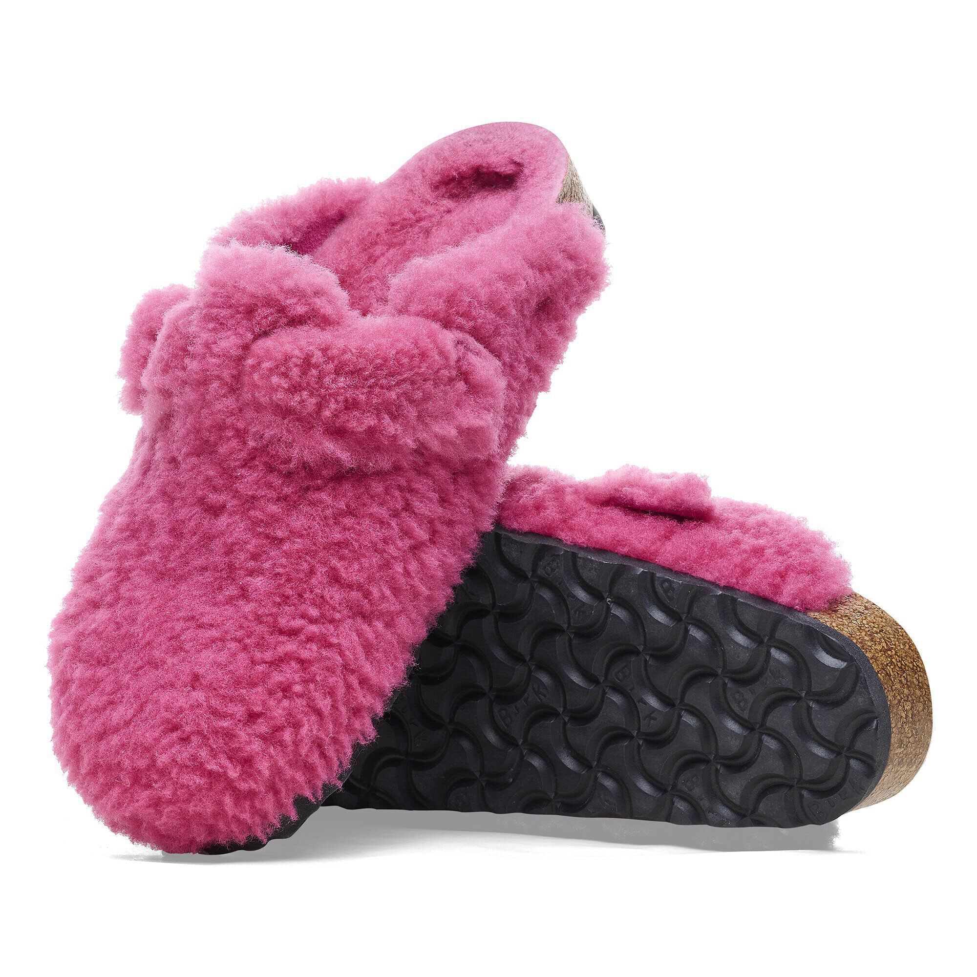 Boston Big Buckle Shearling Fuchsia Tulip - Image 4