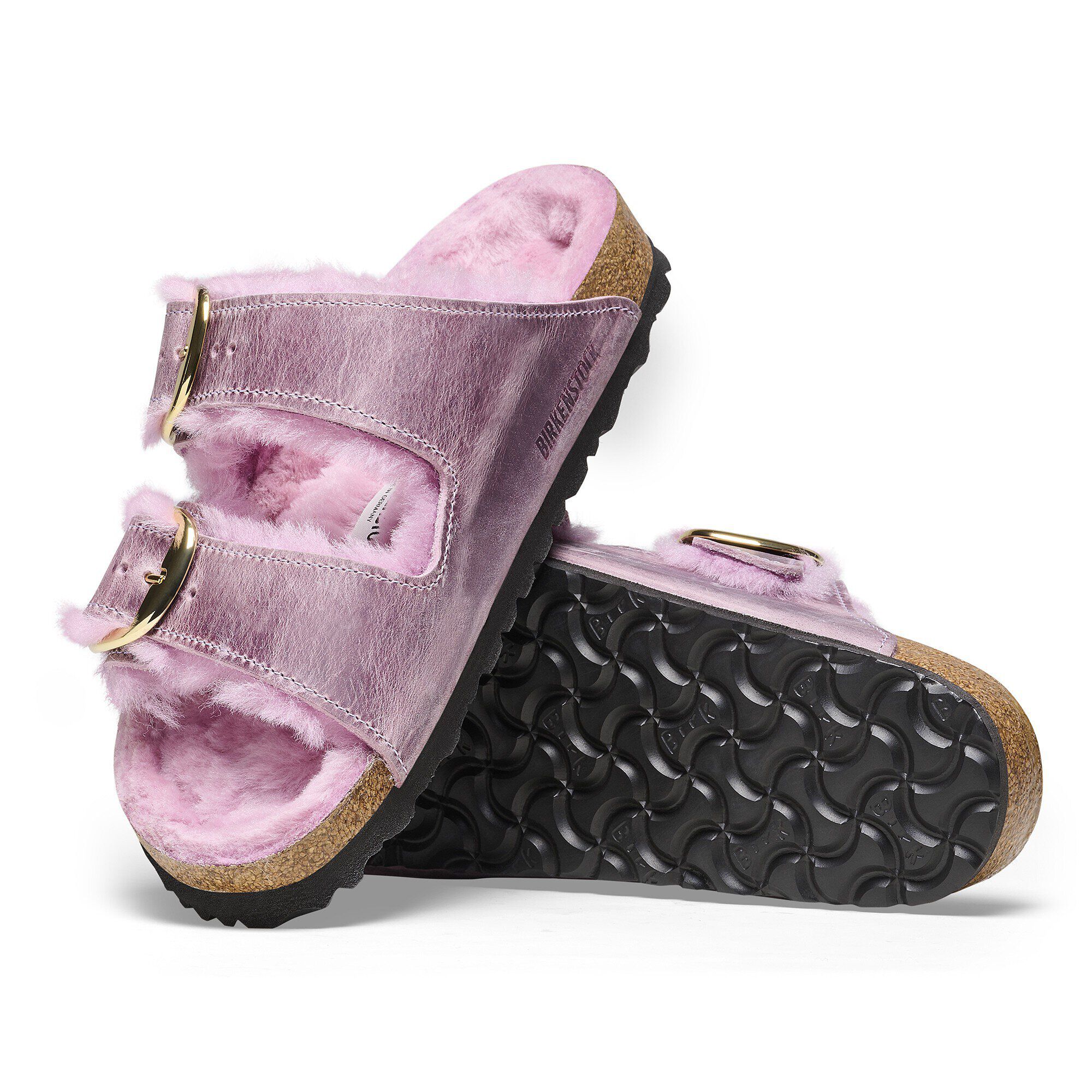 Arizona Big Buckle Shearling Natural Leather Oiled - Image 8