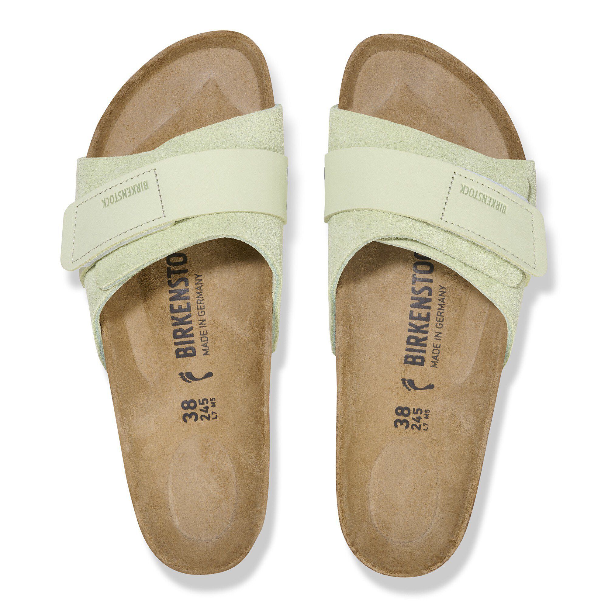 Alternative view of Oita Suede Leather Faded Lime
