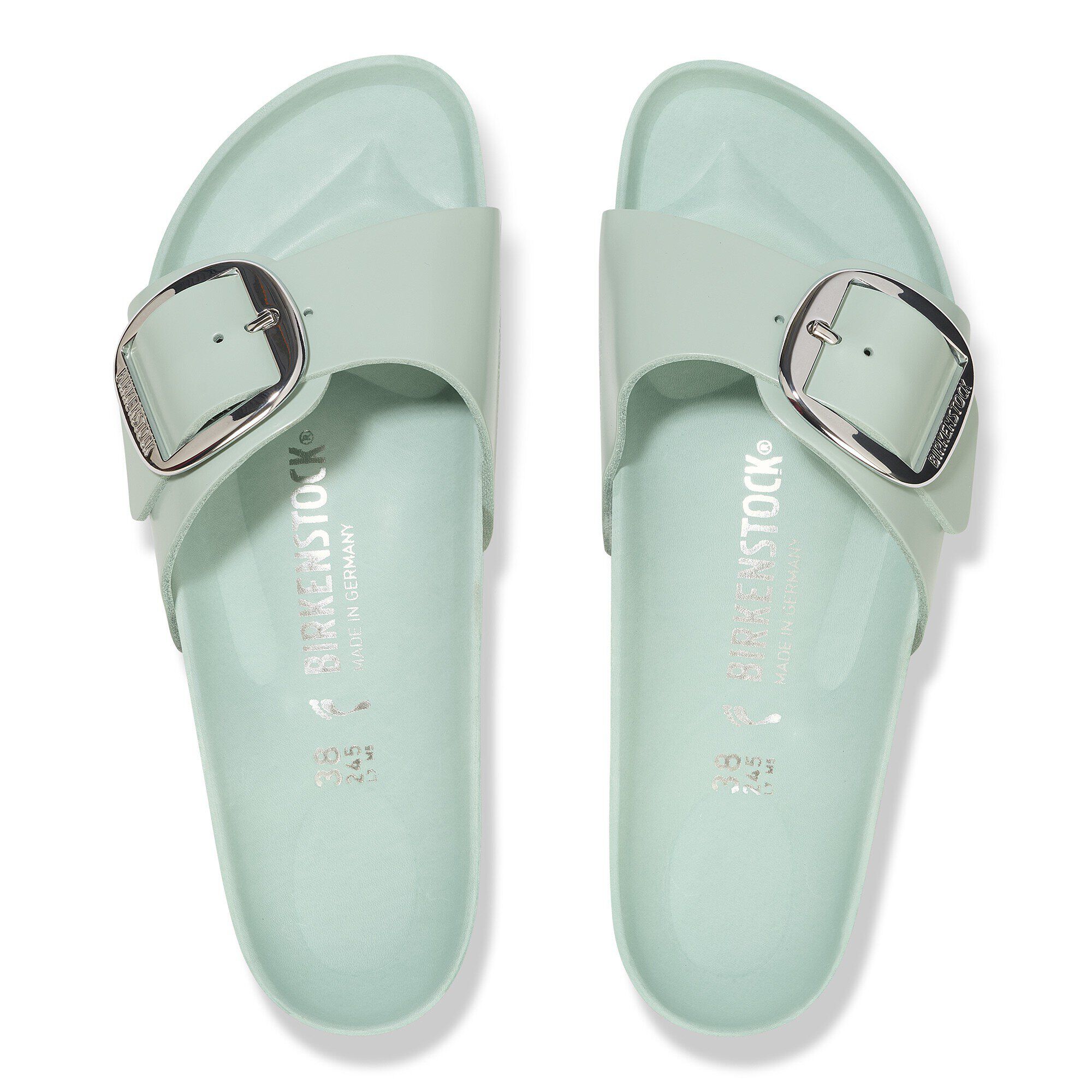 Alternative view of Madrid Big Buckle Natural Leather Patent