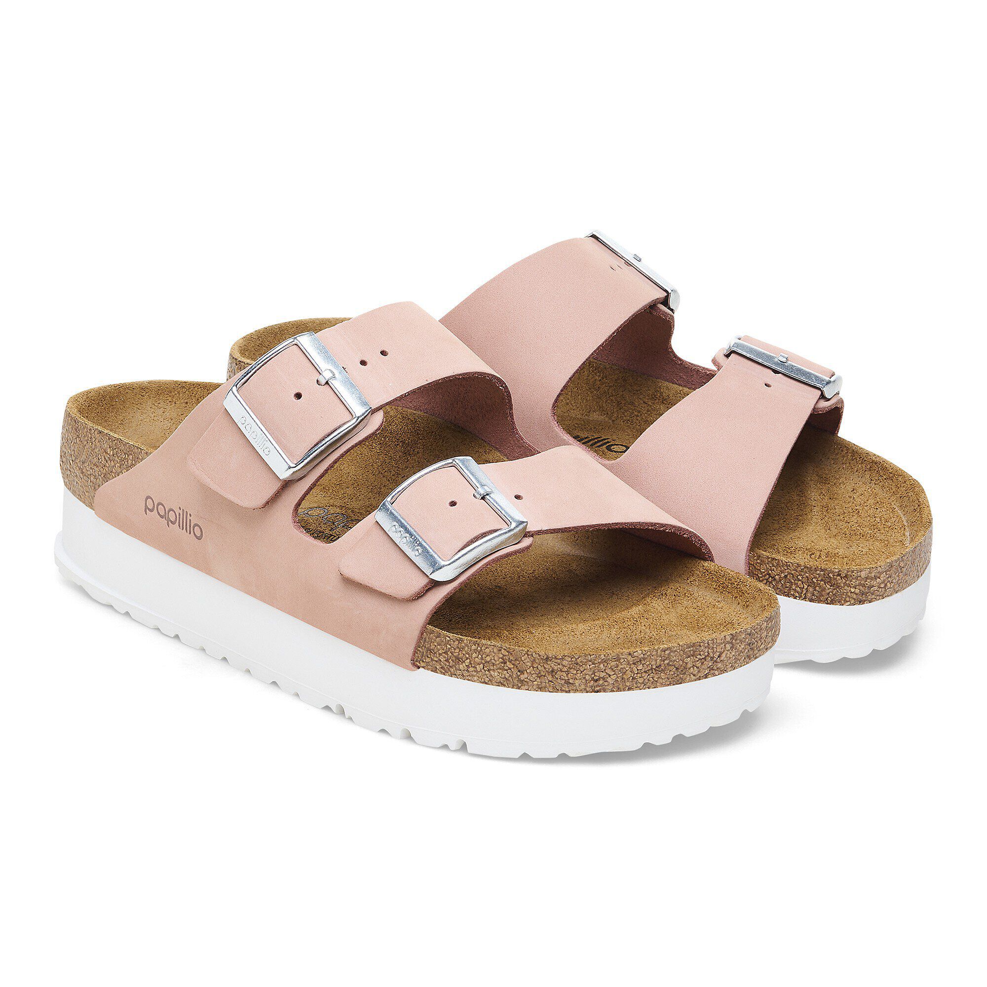 Arizona Flex Platform Nubuck Leather Soft Pink - Image 8