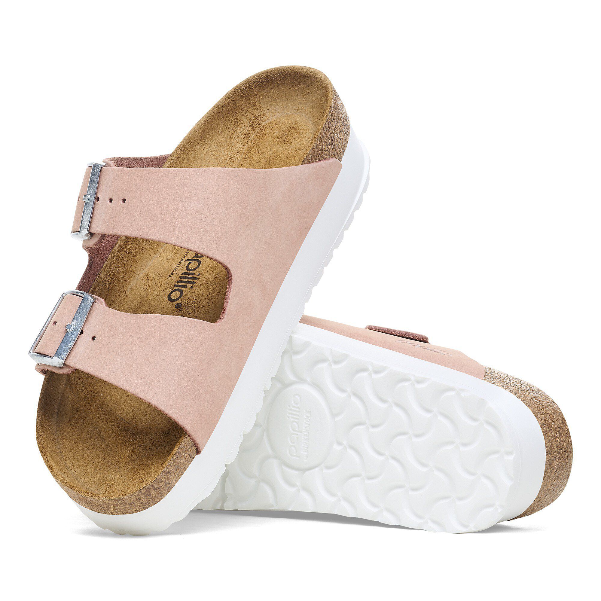 Arizona Flex Platform Nubuck Leather Soft Pink - Image 6