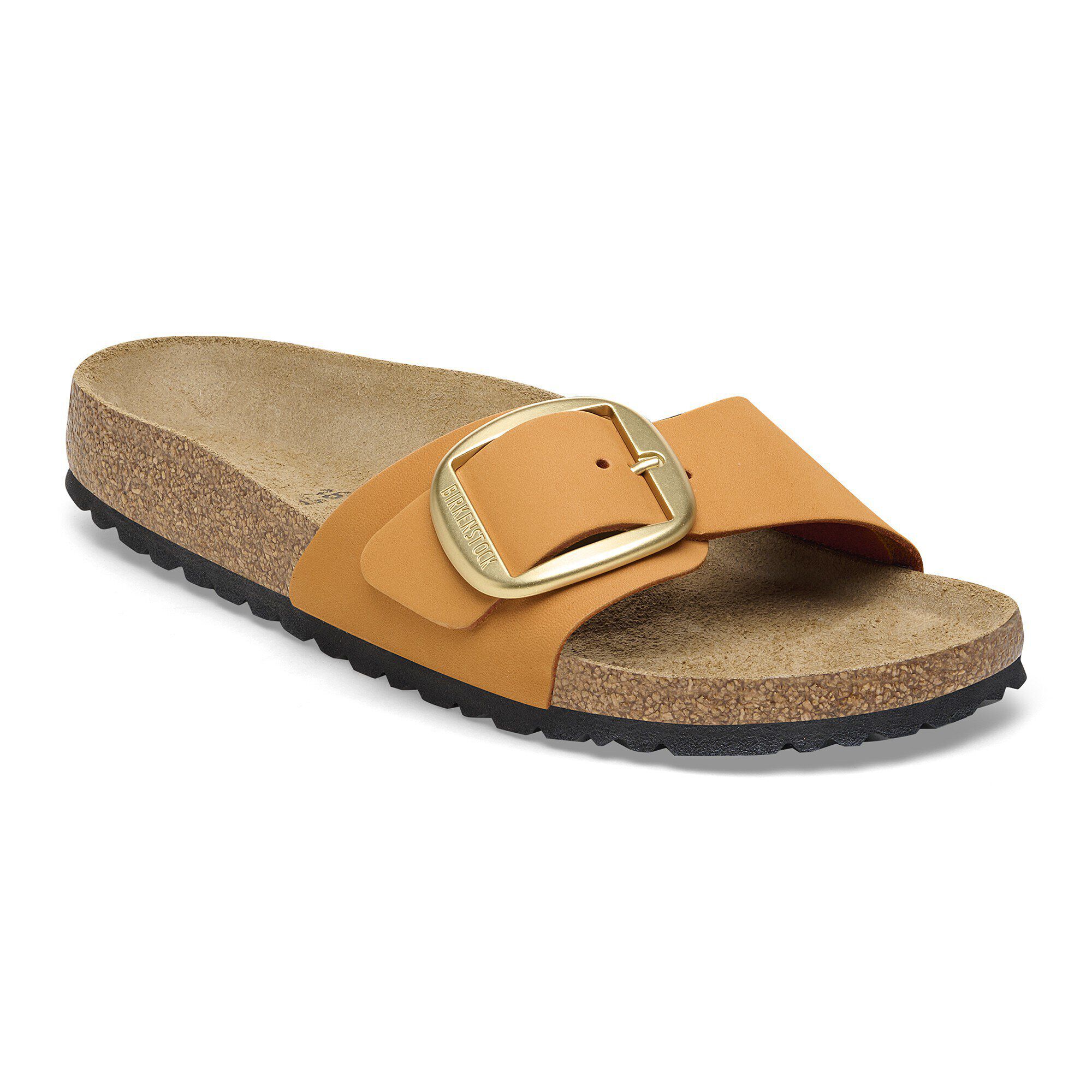 Madrid Big Buckle Nubuk Leather