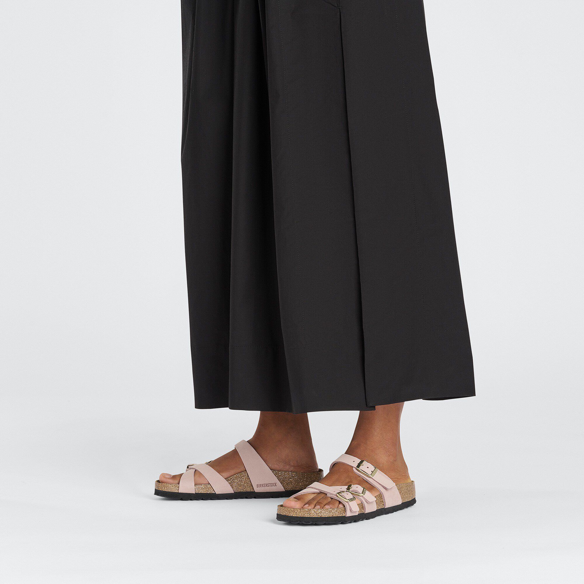 Franca Soft Footbed Nubuck Leather Soft Pink - Image 7