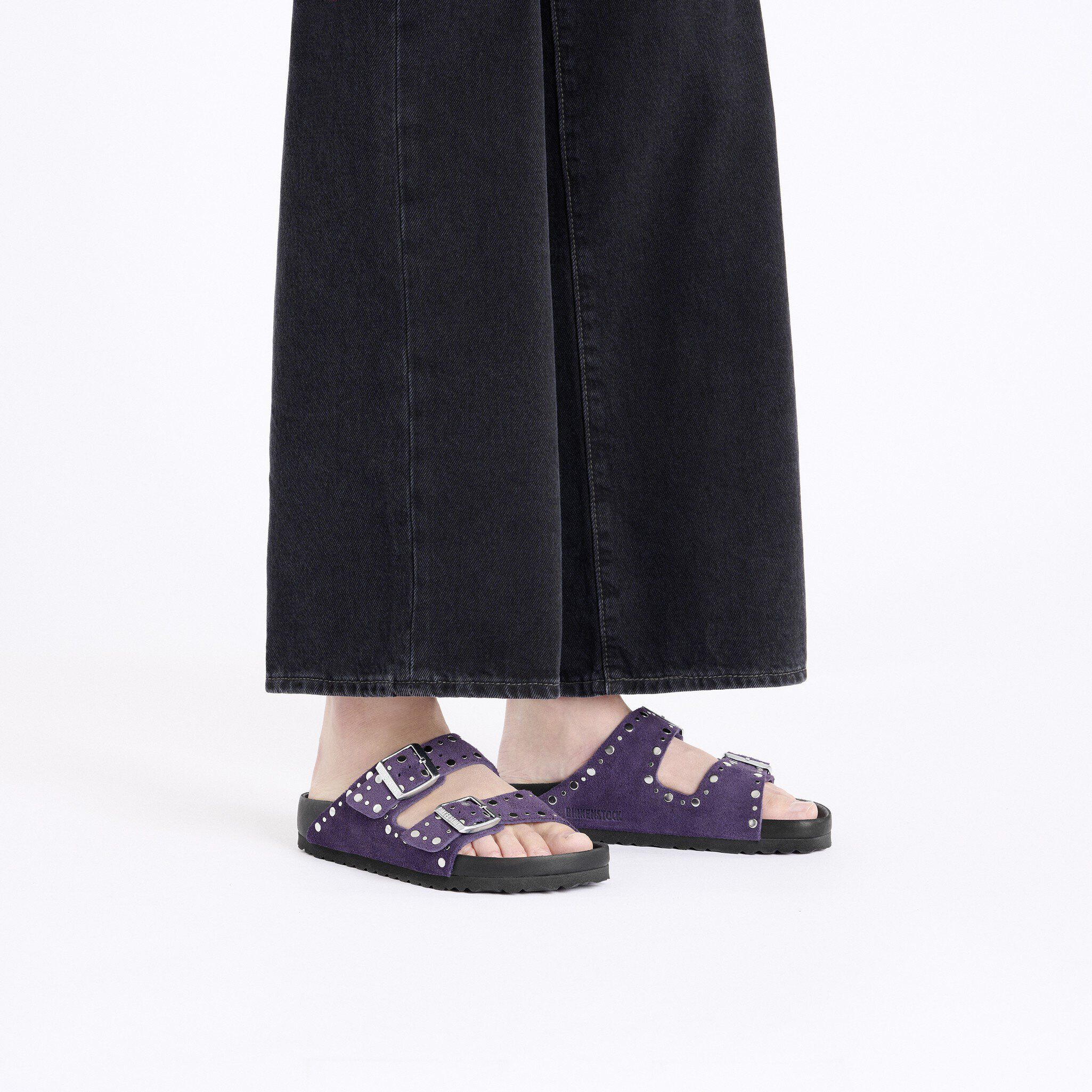 Arizona Rivets Suede Leather Acai - Image 4