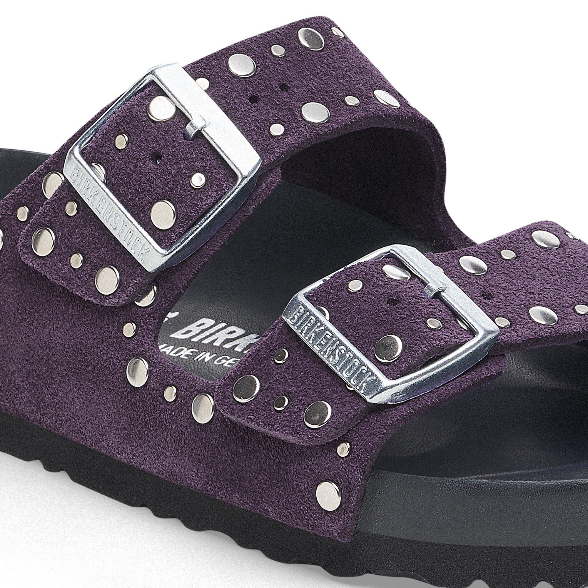 Arizona Rivets Suede Leather Acai - Image 8