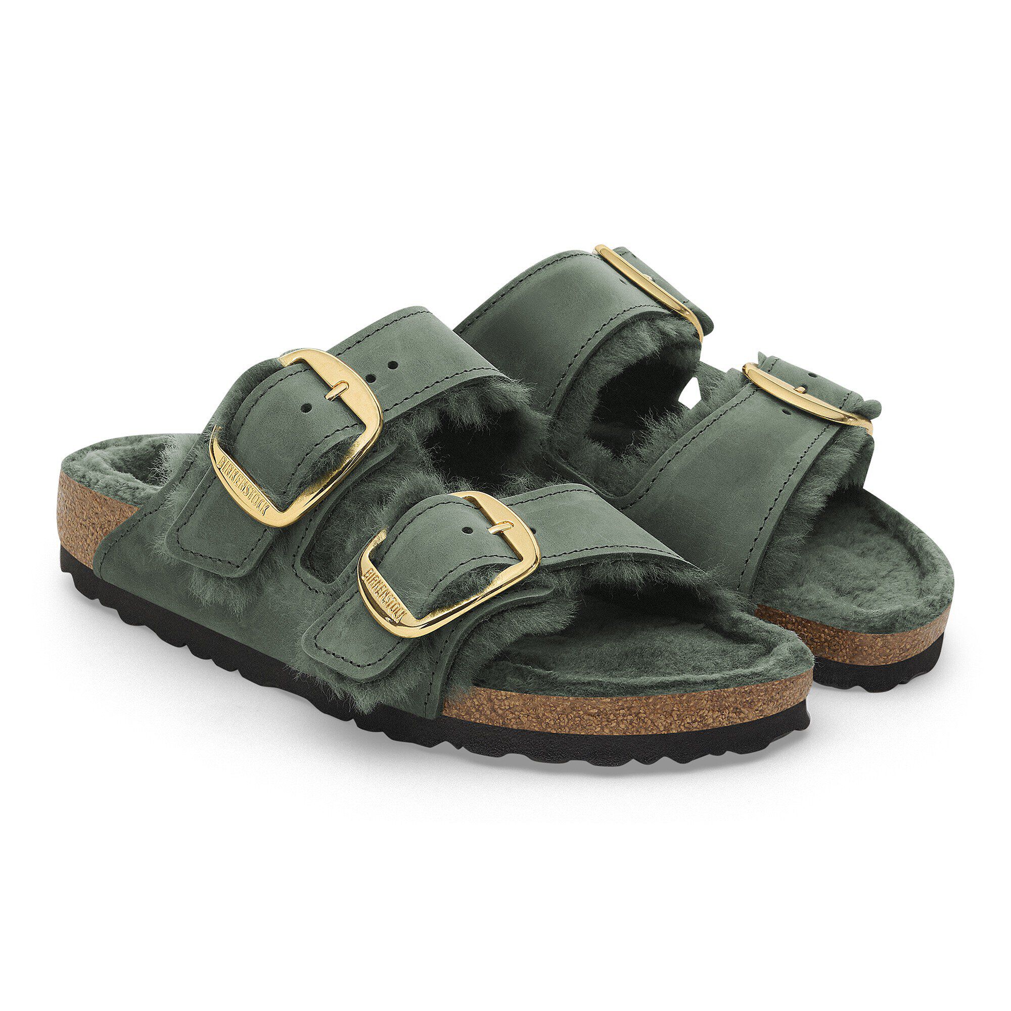 Arizona Big Buckle Shearling Natural Leather Oiled - Image 8