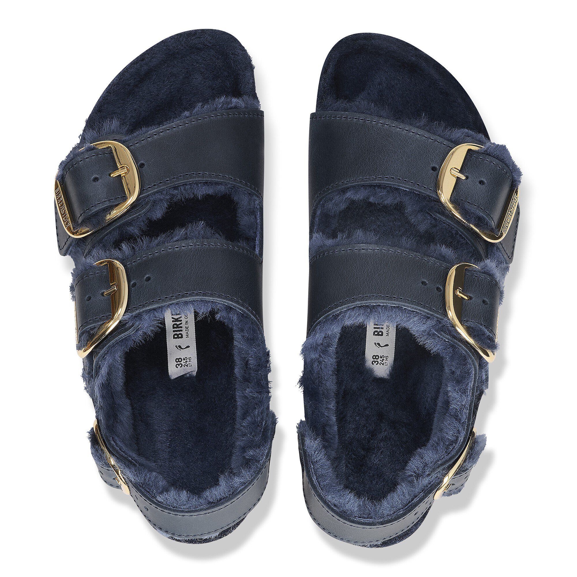 Alternative view of Milano Big Buckle Shearling Natural Leather Oiled