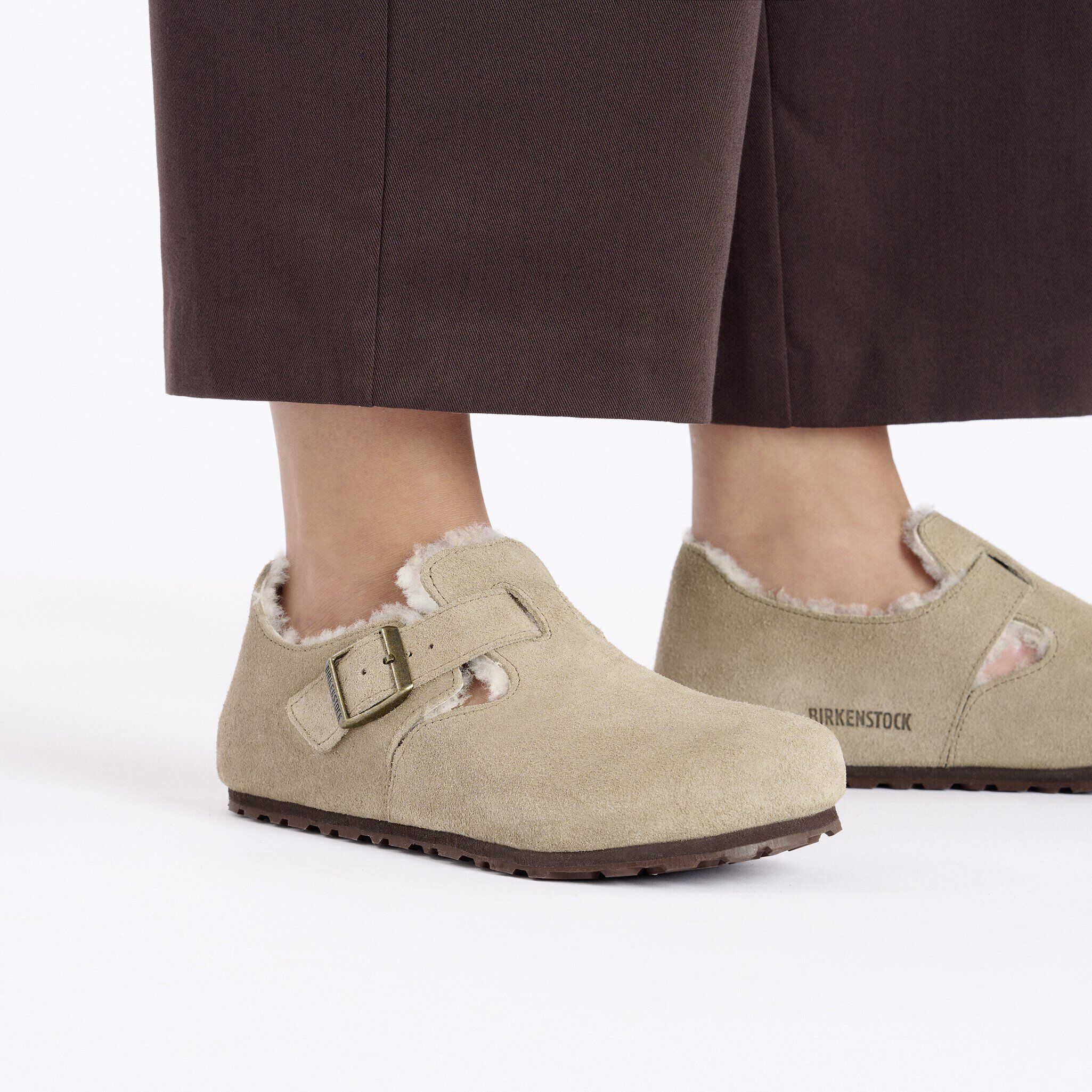 London Shearling Suede Leather - Image 6