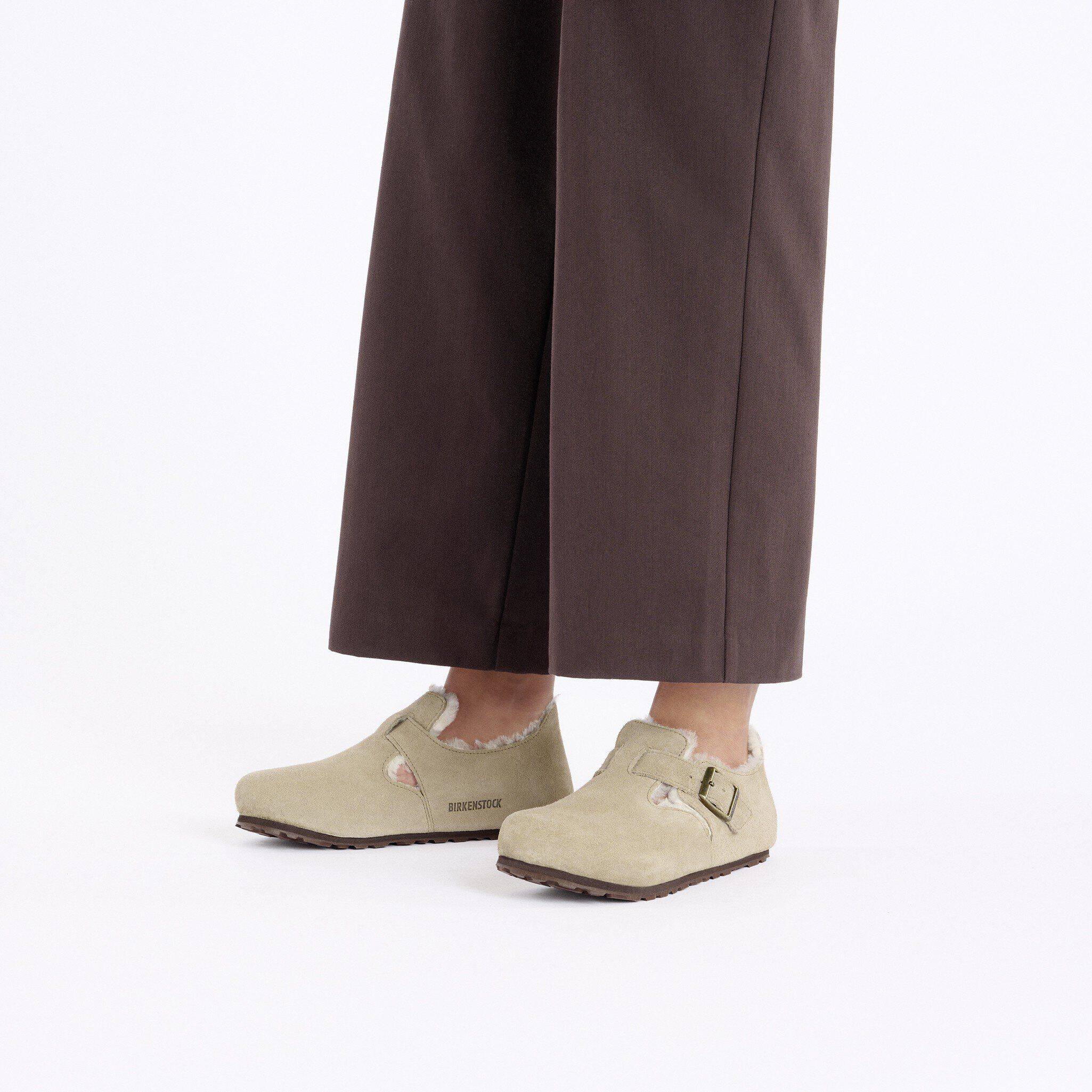 London Shearling Suede Leather - Image 7