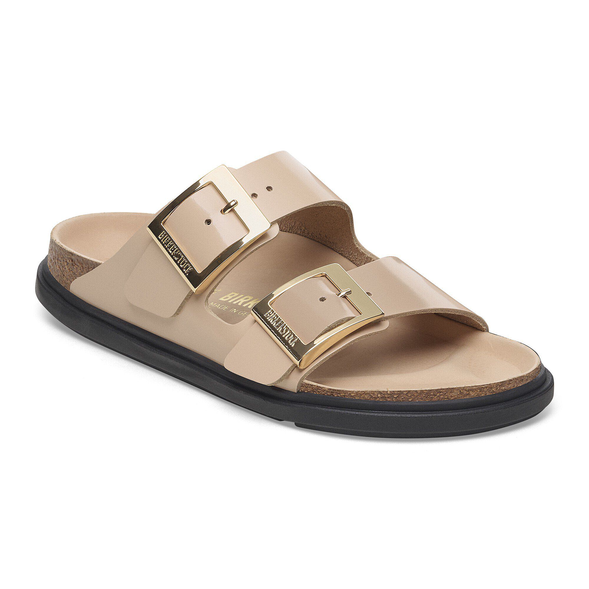 Arizona Droplet Buckle Natural Leather Patent