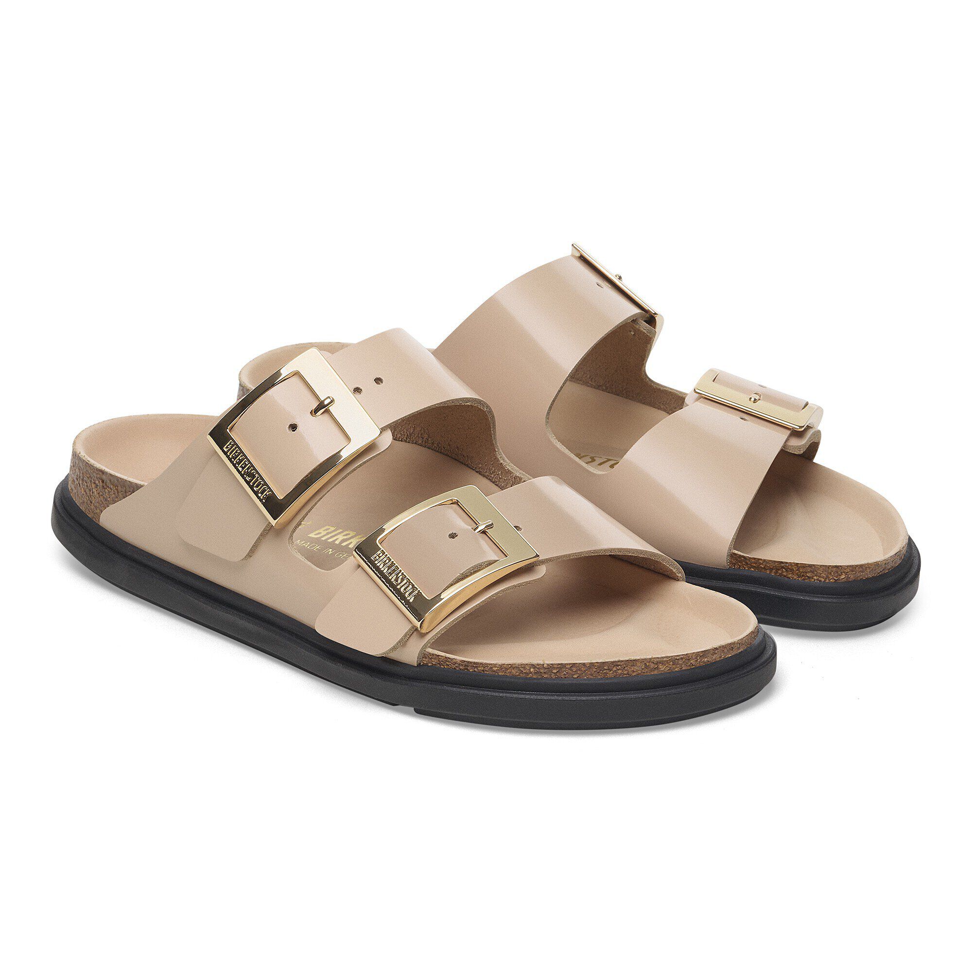 Arizona Droplet Buckle Natural Leather Patent - Image 7