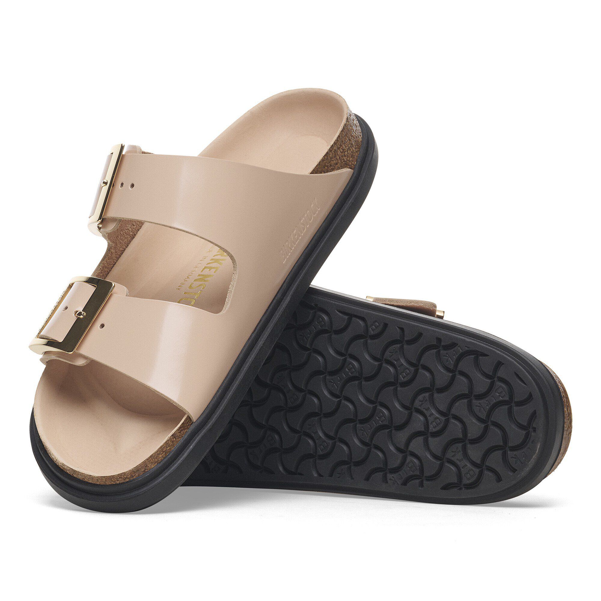 Arizona Droplet Buckle Natural Leather Patent - Image 5