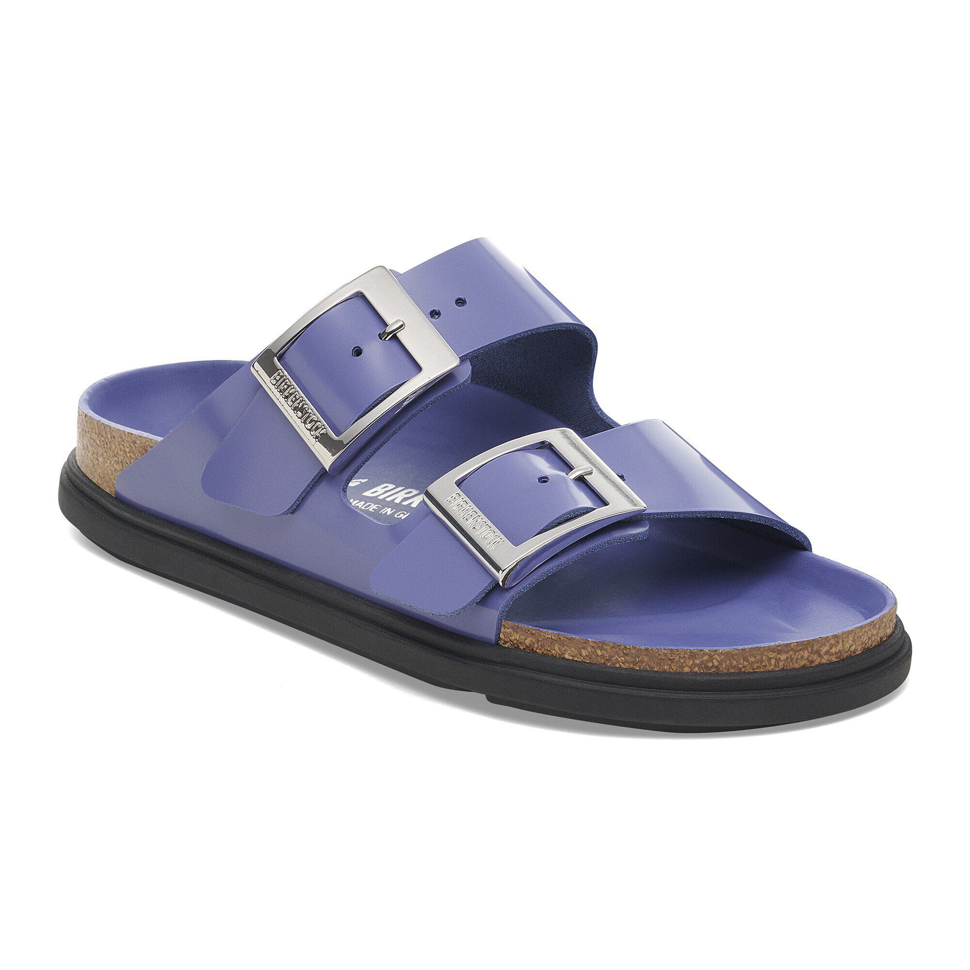 Arizona Droplet Buckle Natural Leather Patent