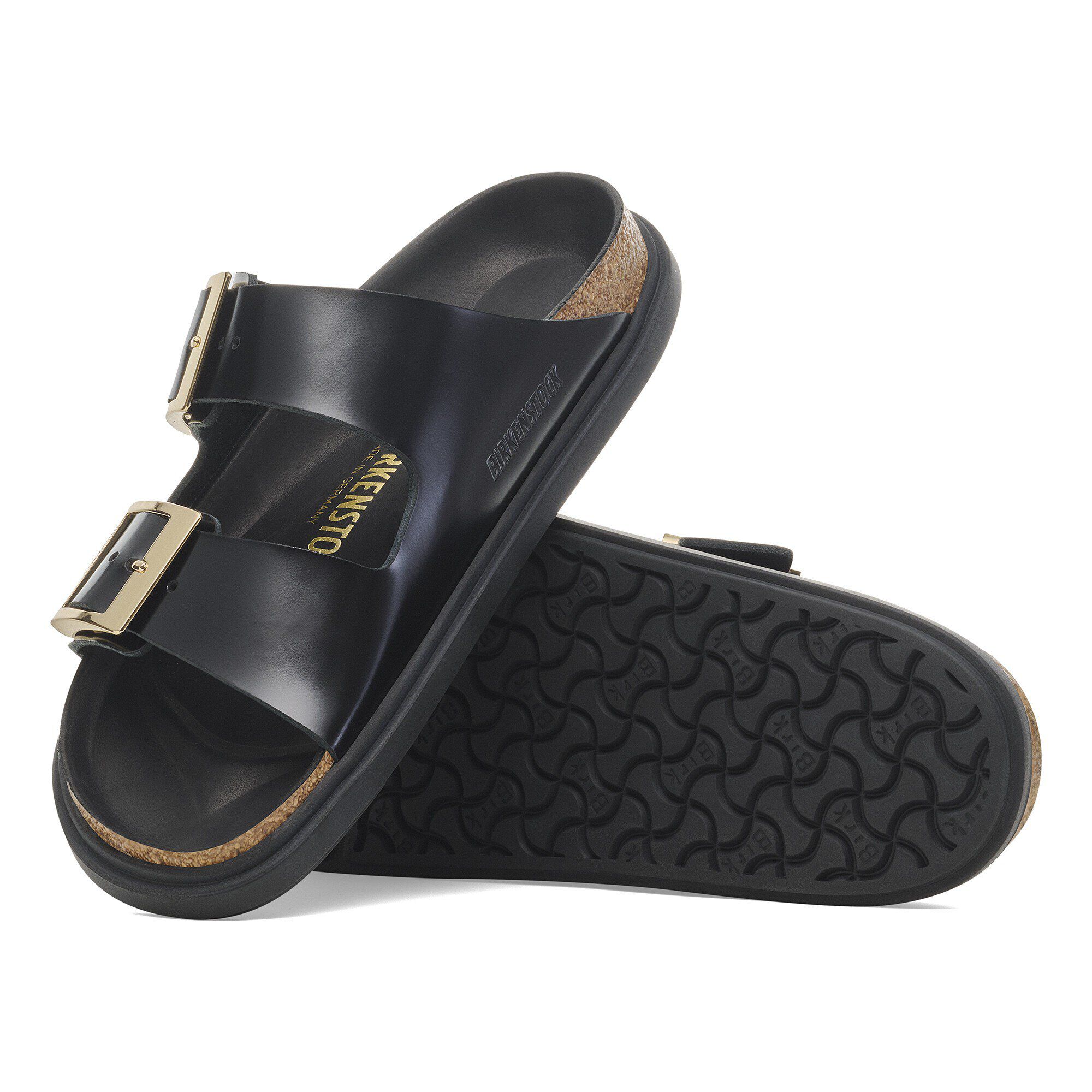 Arizona Droplet Buckle Natural Leather Patent - Image 5